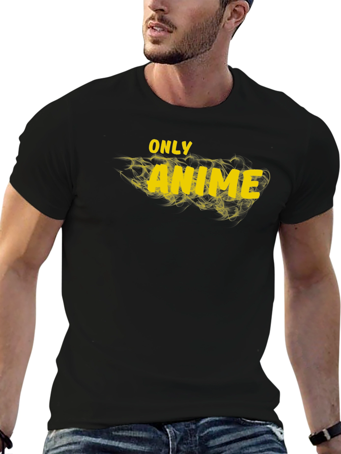 Only Anime Black T-Shirt