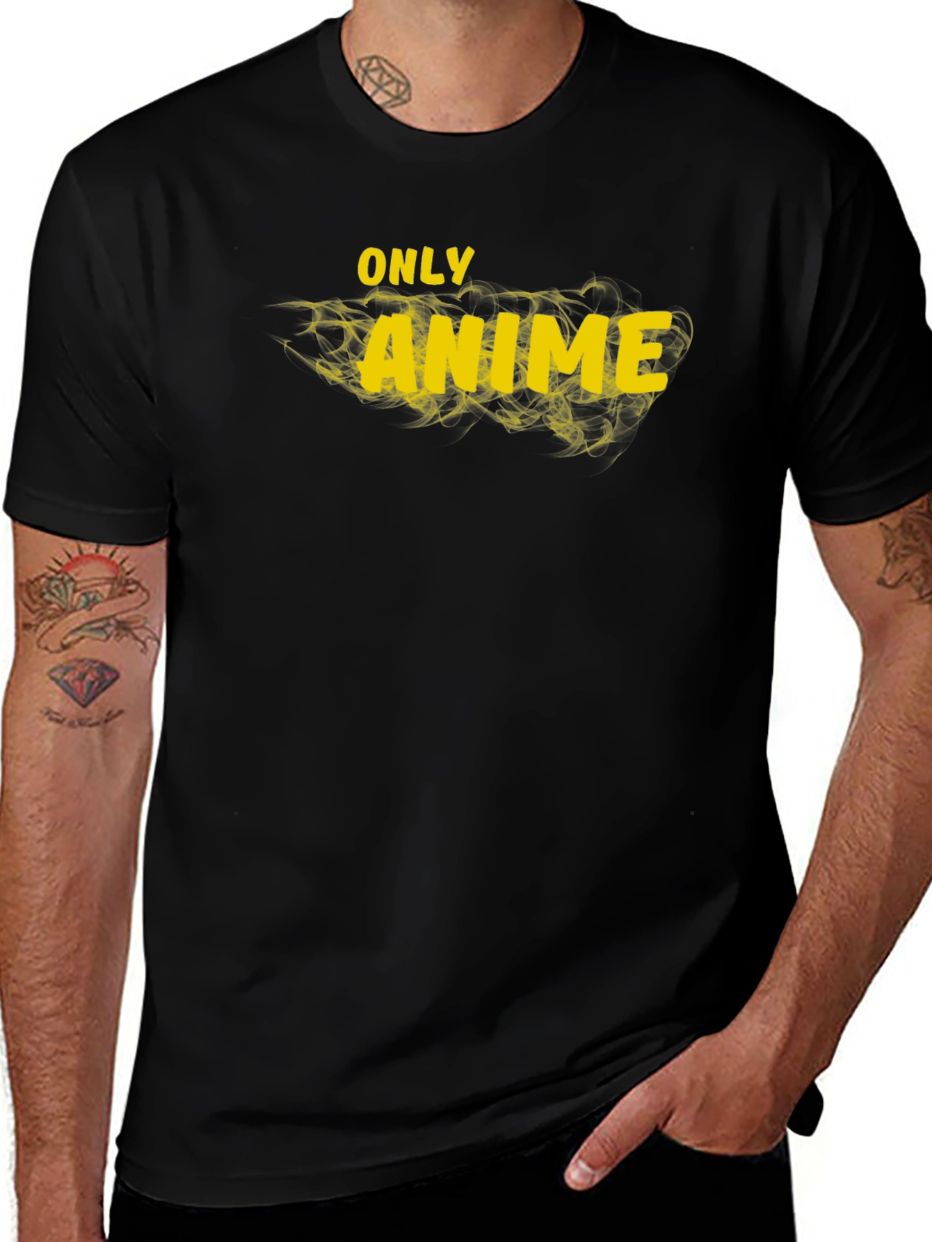 Only Anime Black T-Shirt