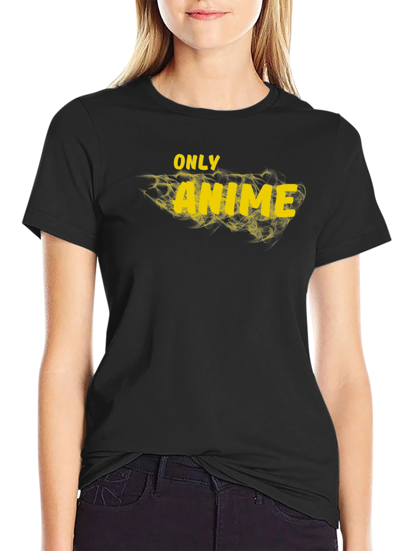 Only Anime Black T-Shirt