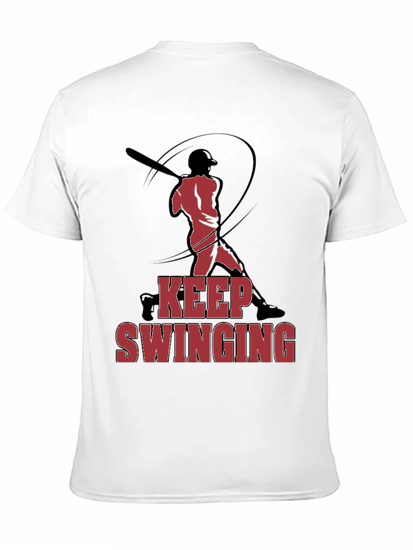 Keep Swinging Baseball Graphic T-Shirt