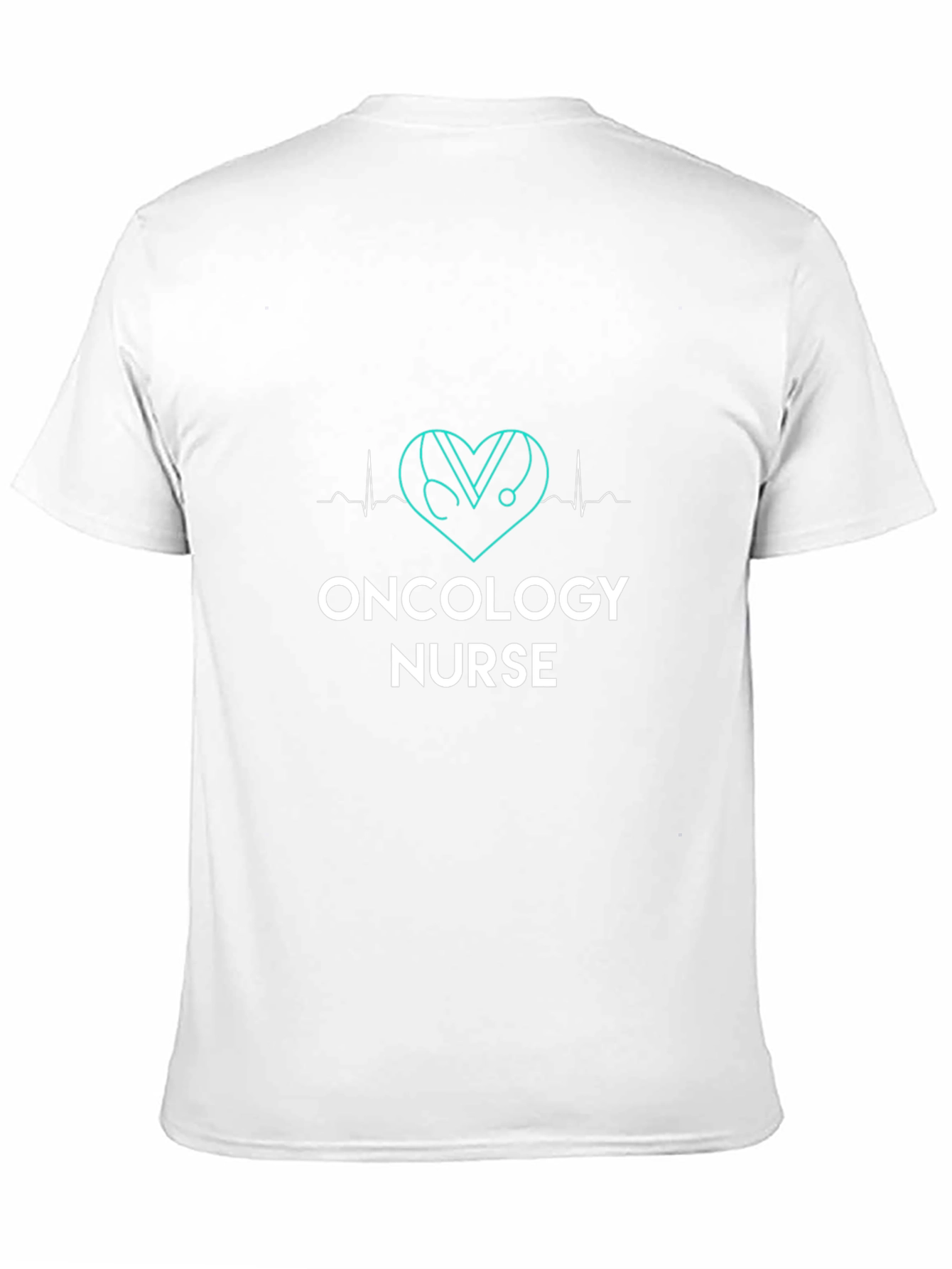 Oncology Nurse Heartbeat Stethoscope T-Shirt
