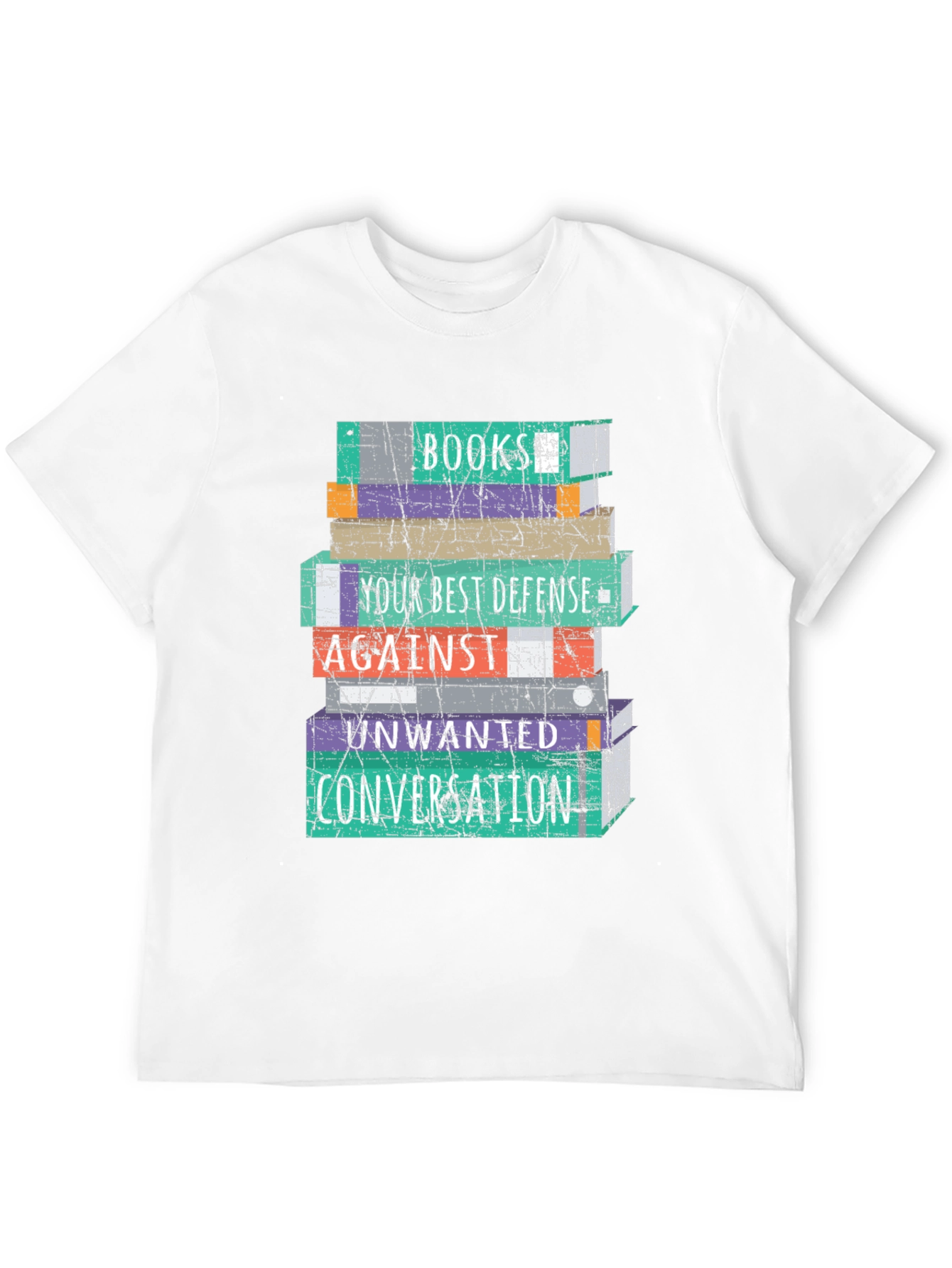 Book Stack T-Shirt - Your Best Defense
