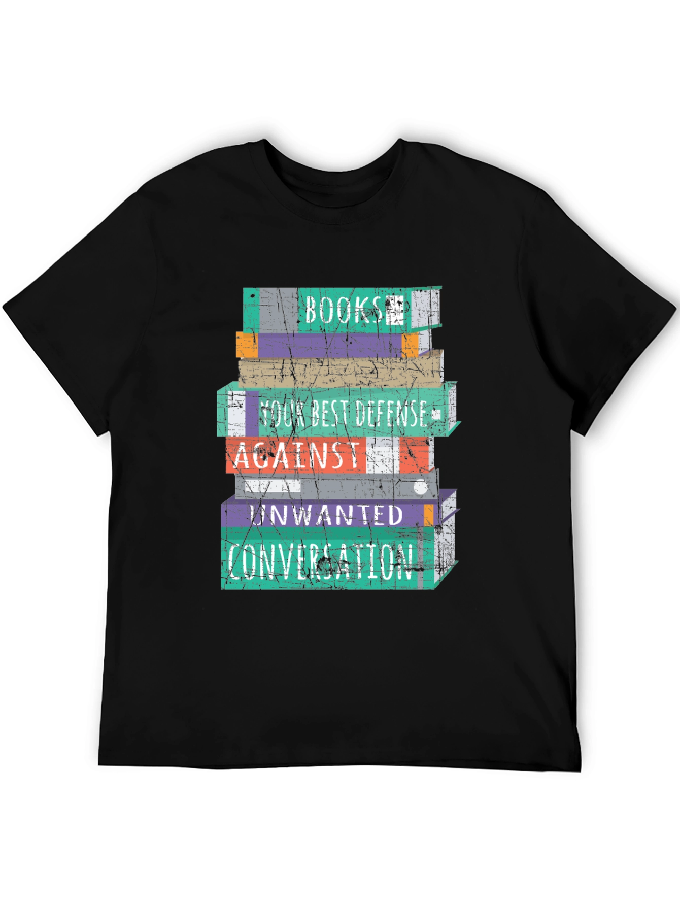 Book Stack T-Shirt - Your Best Defense