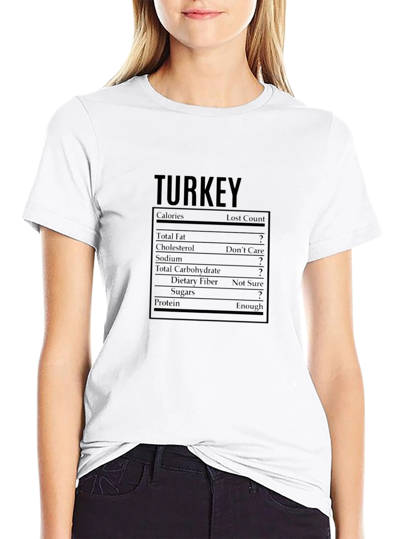 Turkey Nutrition Facts T-Shirt