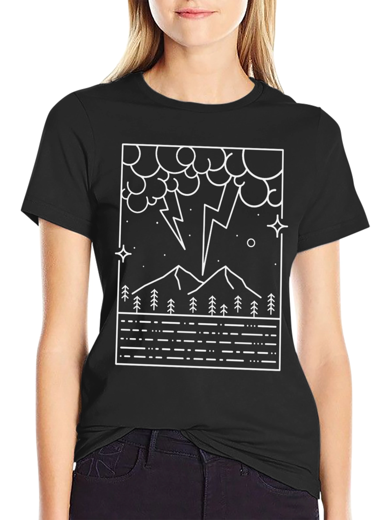 Lightning Mountain Graphic Tee