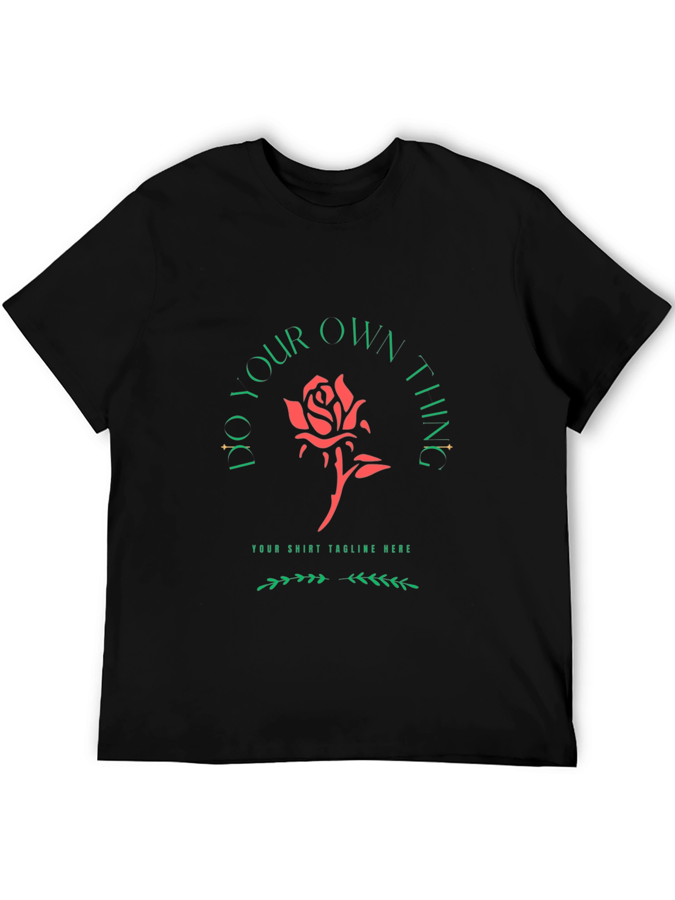 Do Your Own Thing Rose Graphic Tee