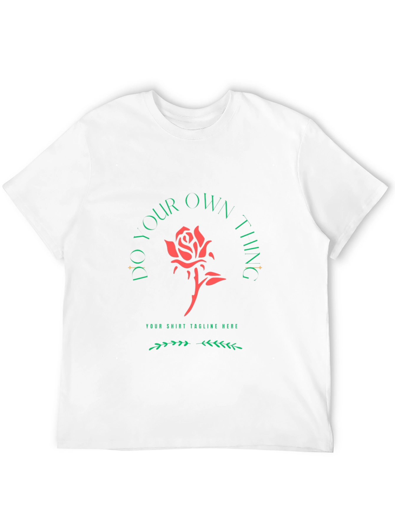 Do Your Own Thing Rose Graphic Tee
