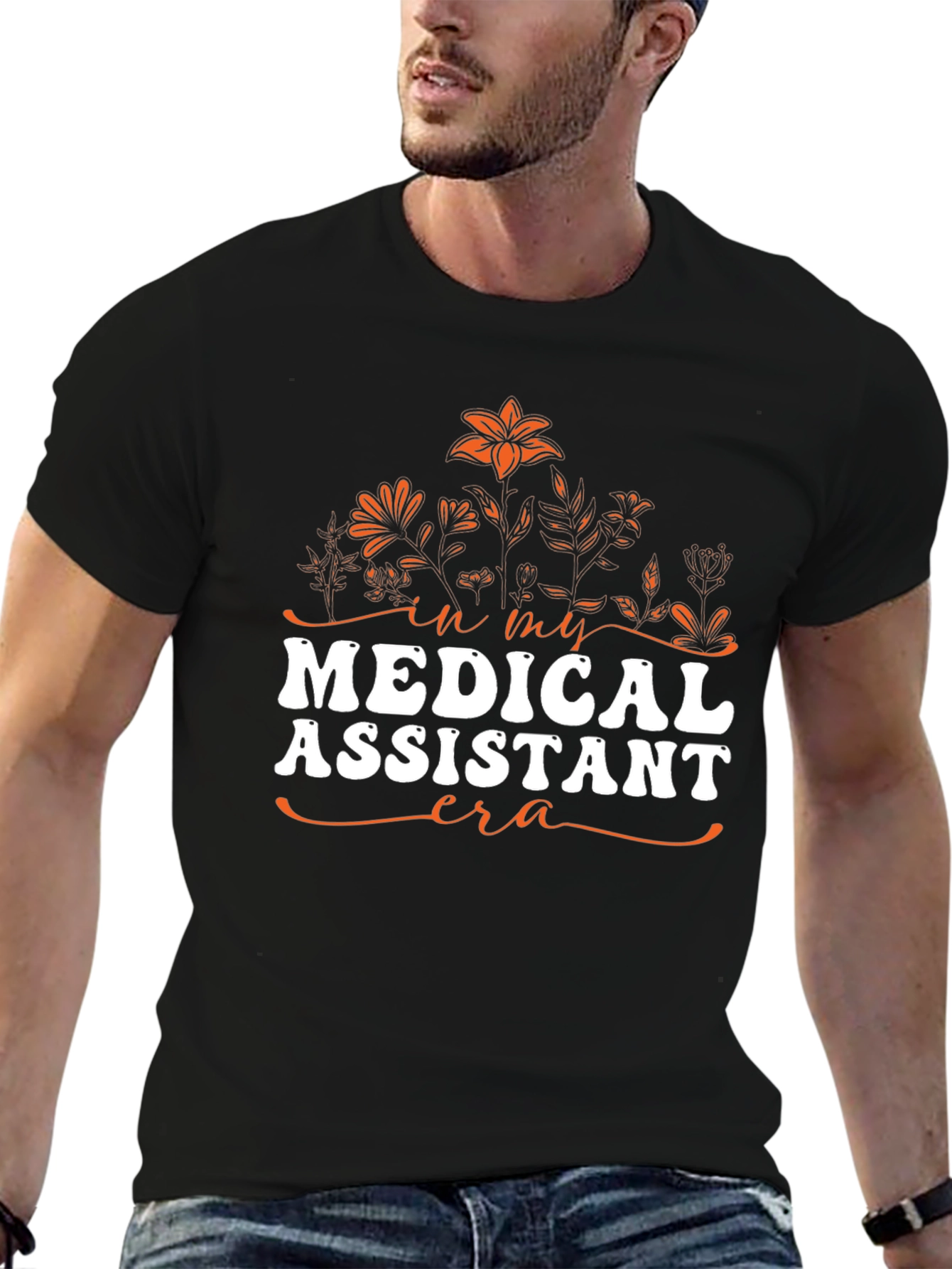 Medical Assistant Era T-Shirt - Floral Design