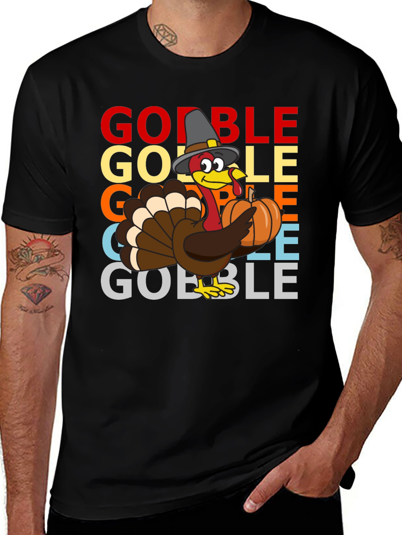 Thanksgiving Turkey Gobble T-Shirt