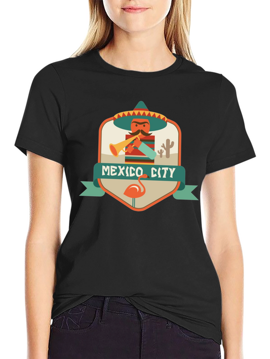 Mexico City Graphic Tee - Mens Black T-Shirt