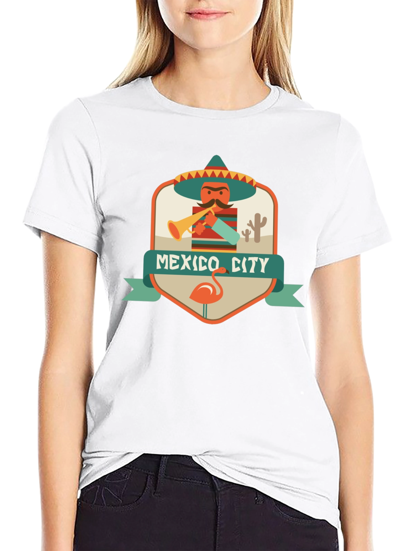 Mexico City Graphic Tee - Mens Black T-Shirt