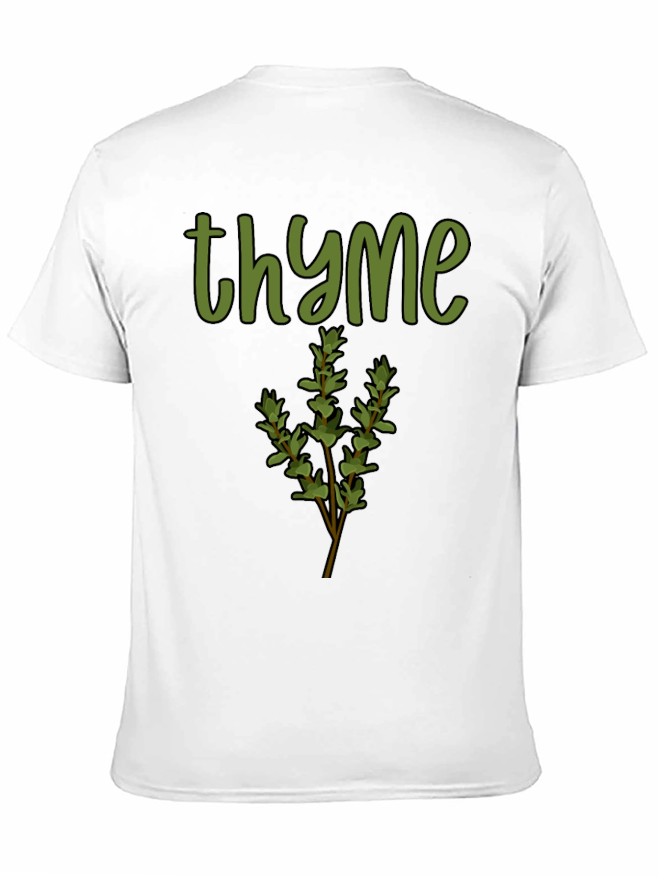 Thyme Graphic Tee - Herb Lovers Shirt