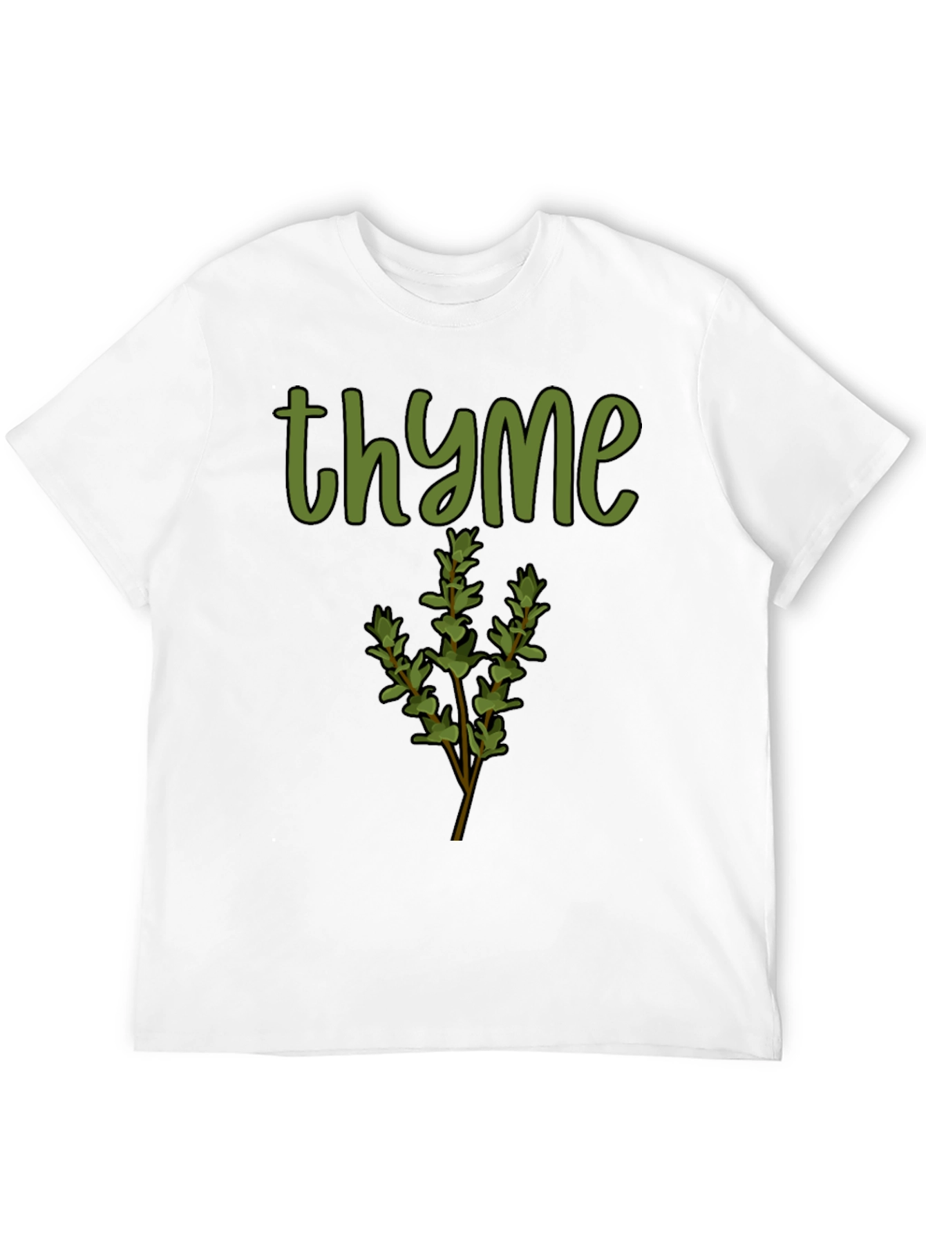 Thyme Graphic Tee - Herb Lovers Shirt