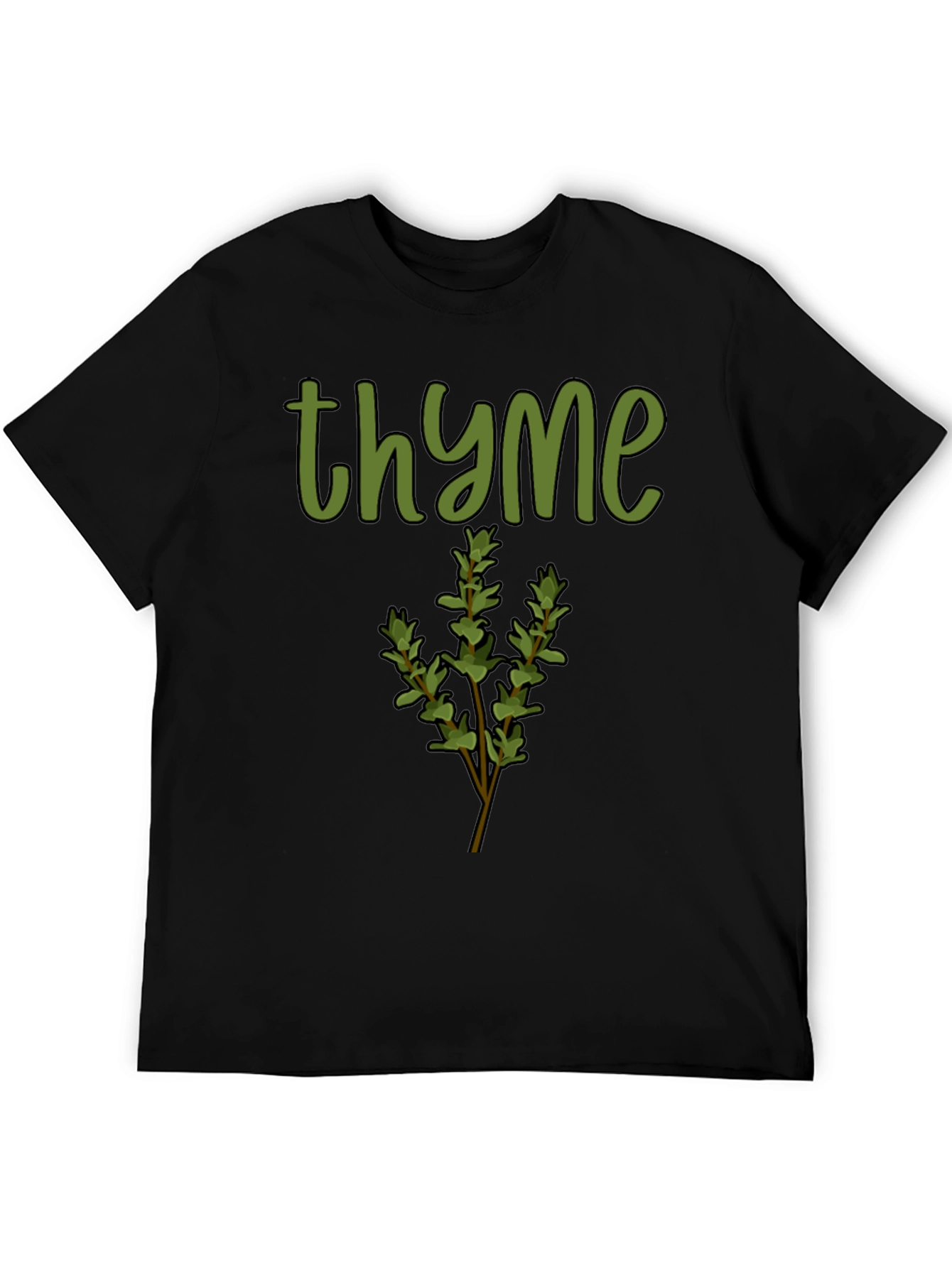 Thyme Graphic Tee - Herb Lovers Shirt