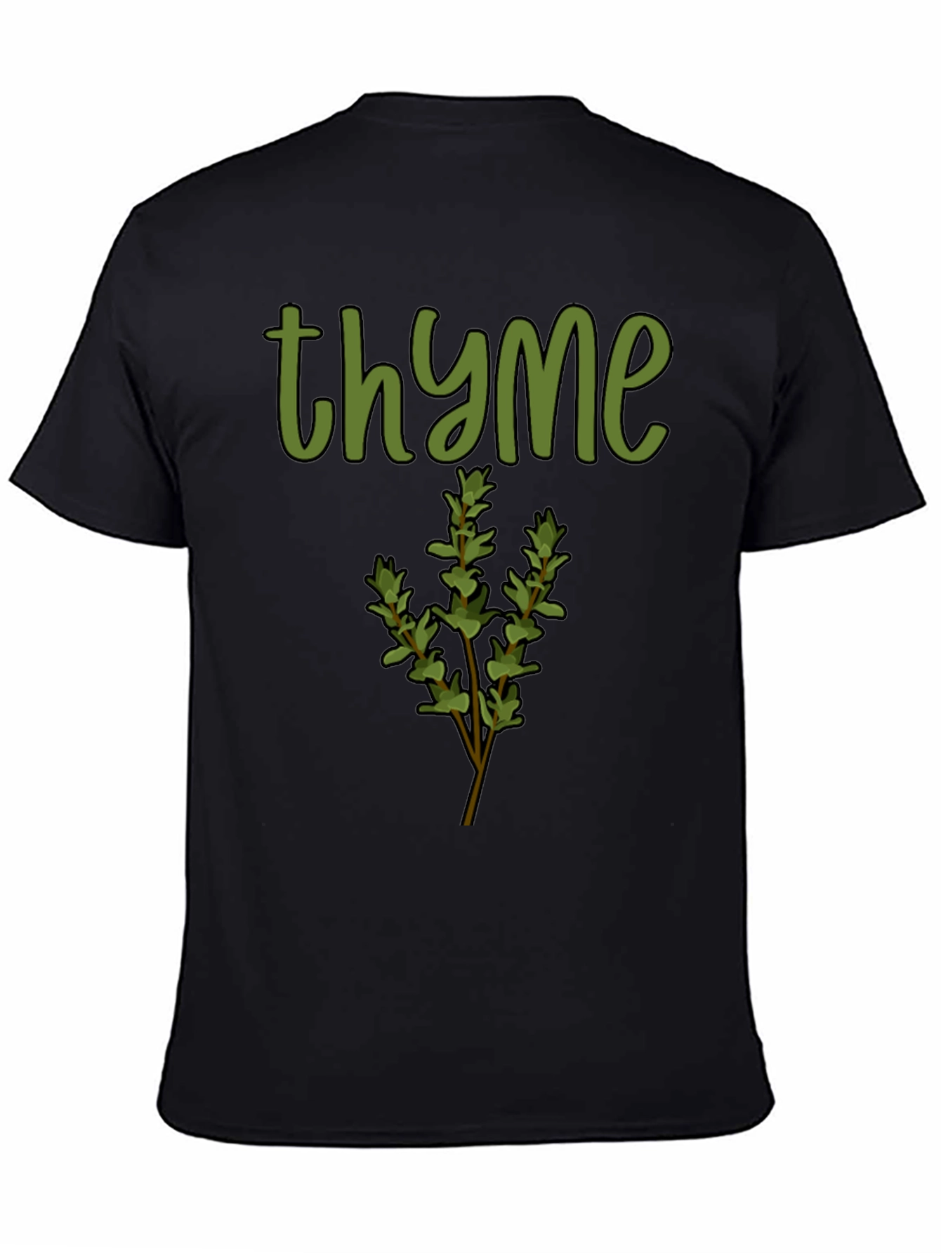 Thyme Graphic Tee - Herb Lovers Shirt