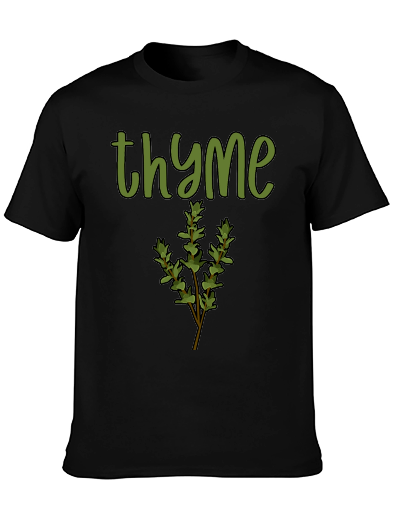 Thyme Graphic Tee - Herb Lovers Shirt