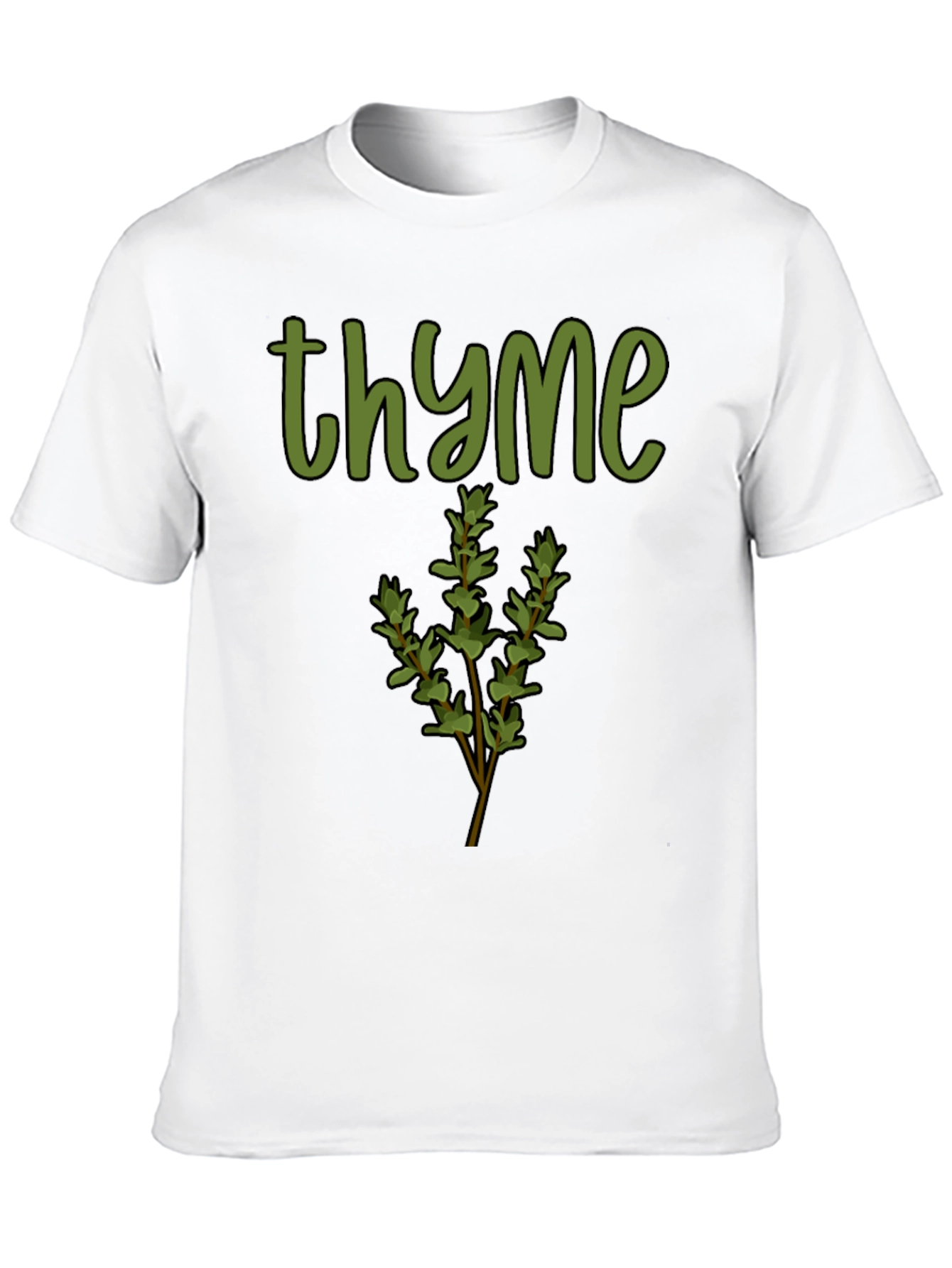 Thyme Graphic Tee - Herb Lovers Shirt