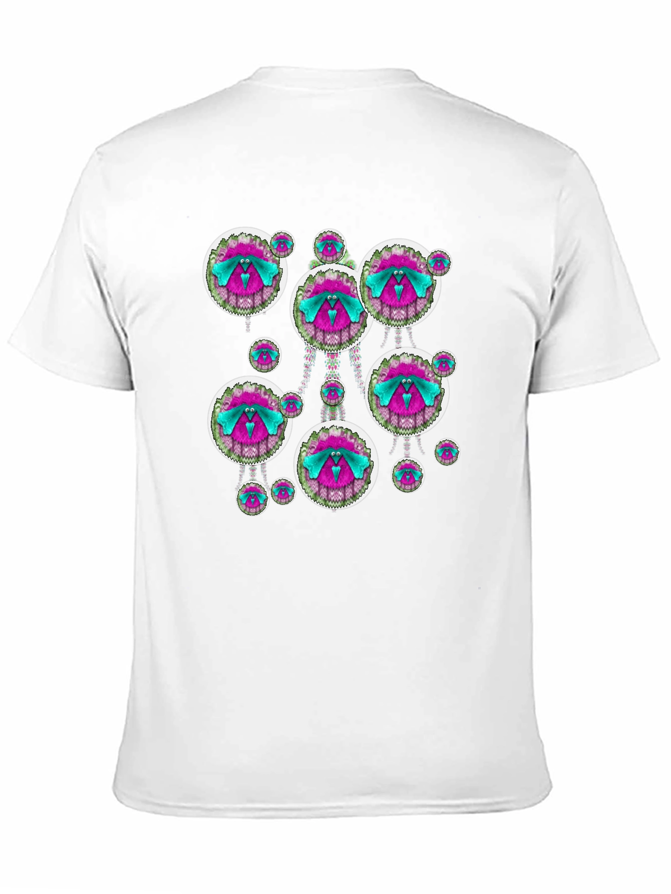Funky Patterned Black T-Shirt