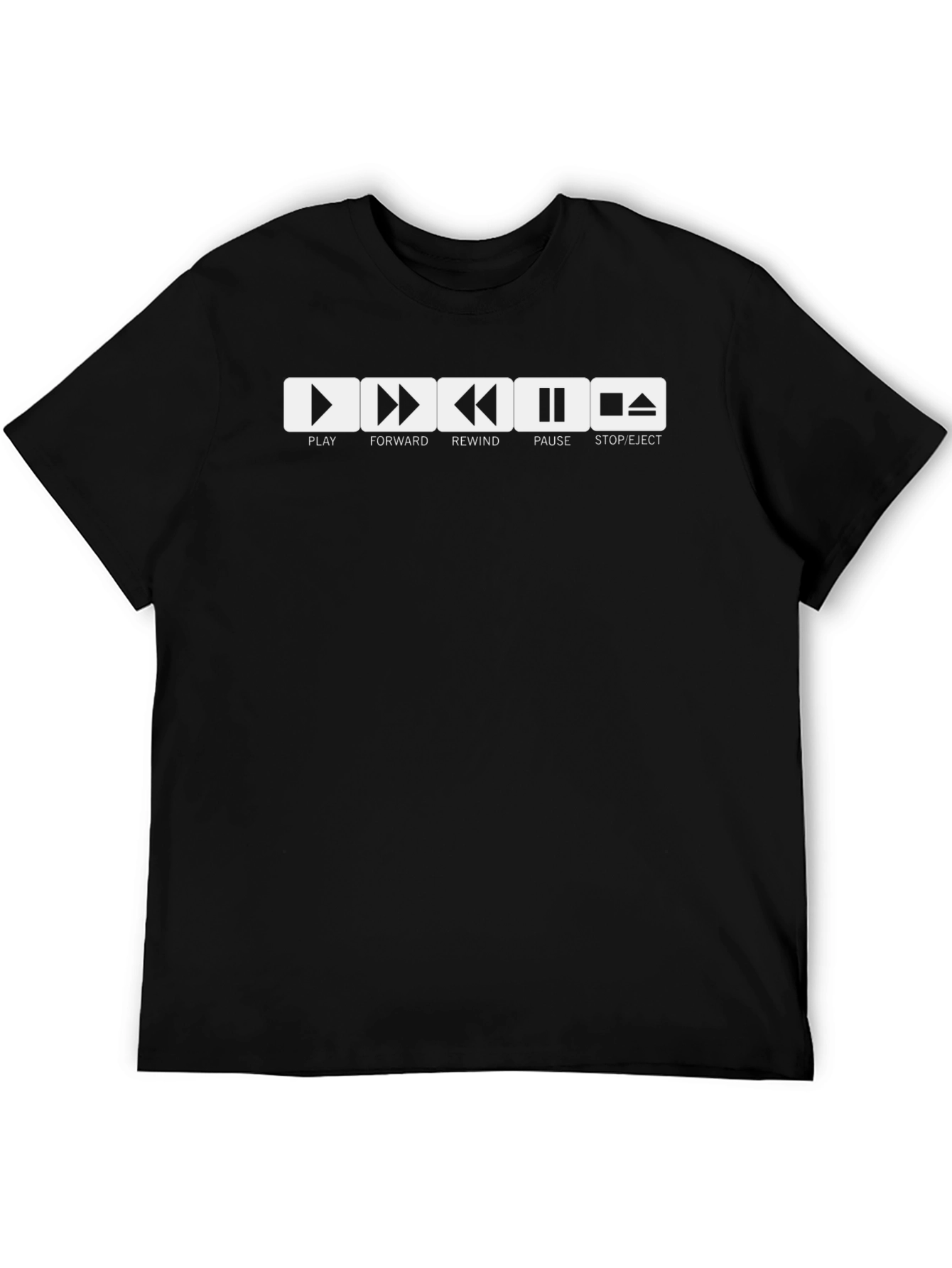 Retro Media Player Graphic Tee