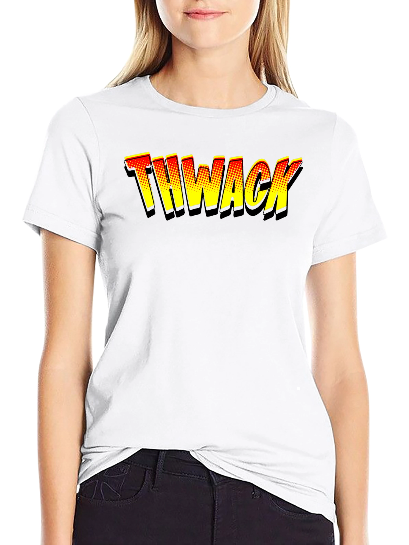 THWACK Comic Book Style T-Shirt - Bold Graphic Tee