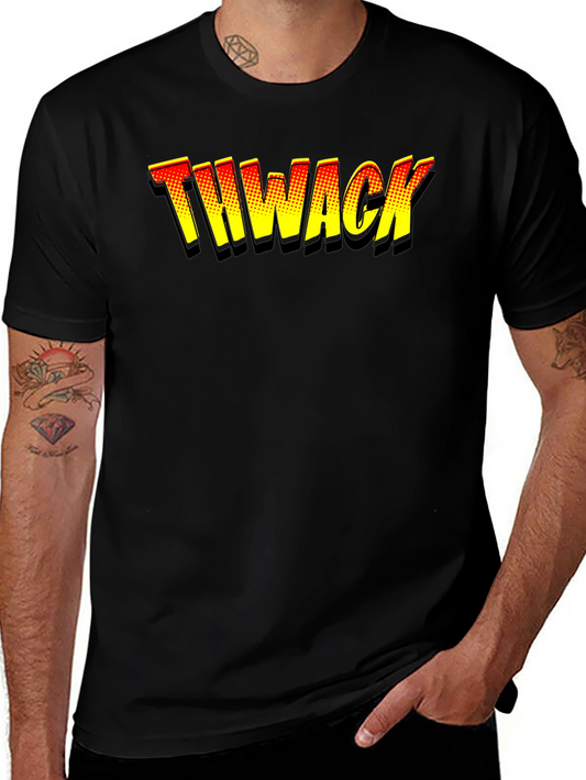 THWACK Comic Book Style T-Shirt - Bold Graphic Tee