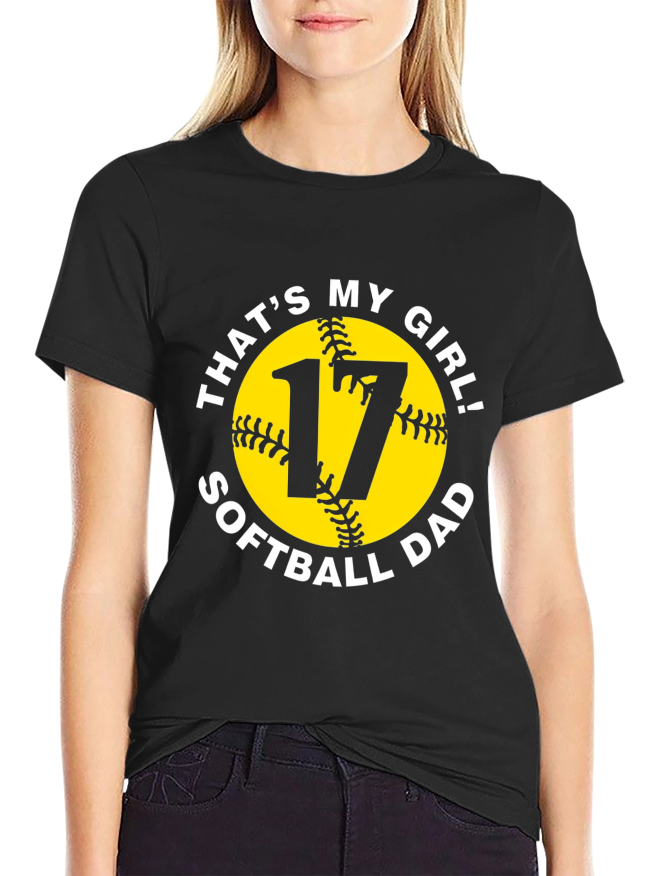 Thats My Girl! Softball Dad T-Shirt