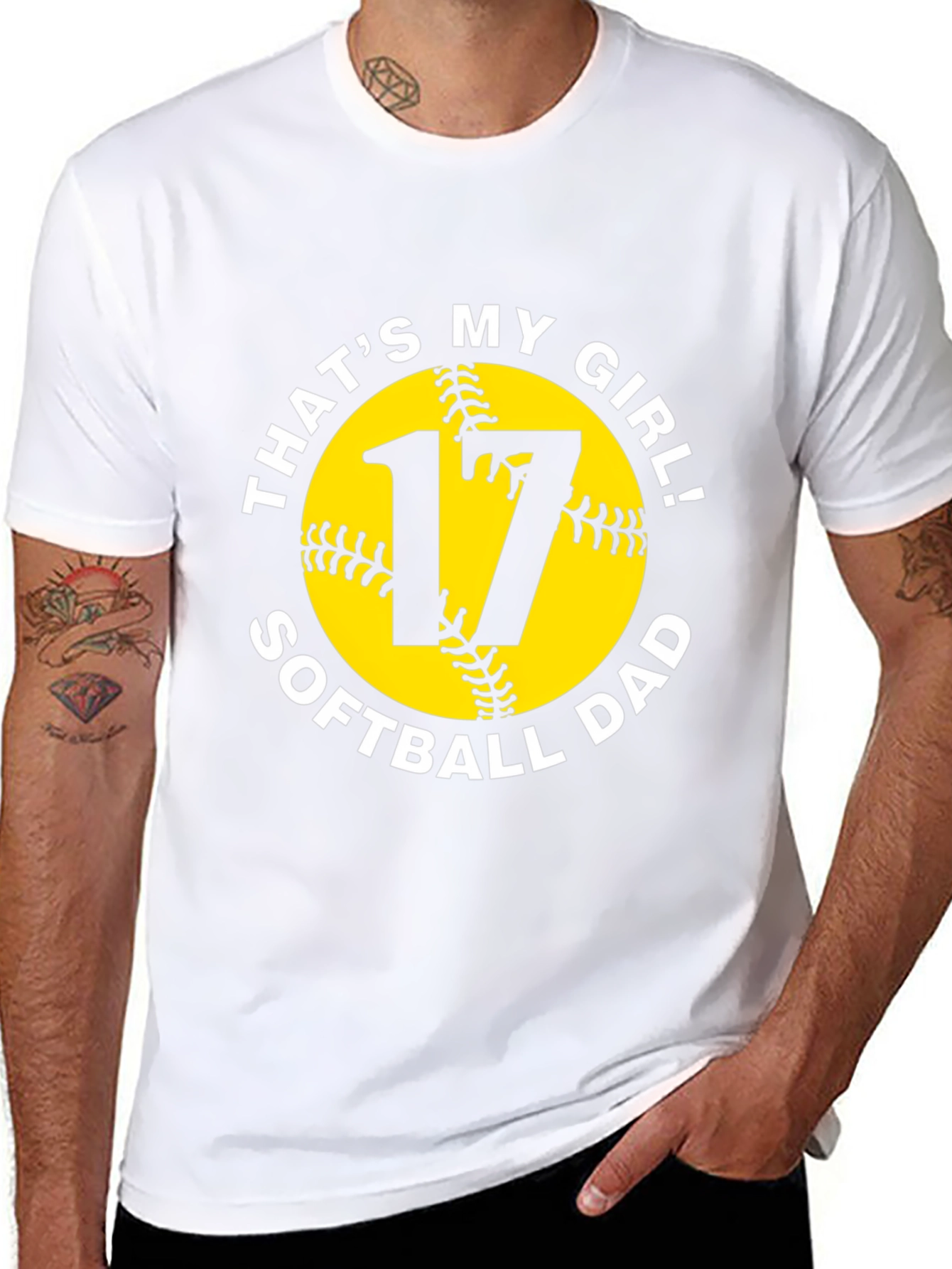 Thats My Girl! Softball Dad T-Shirt
