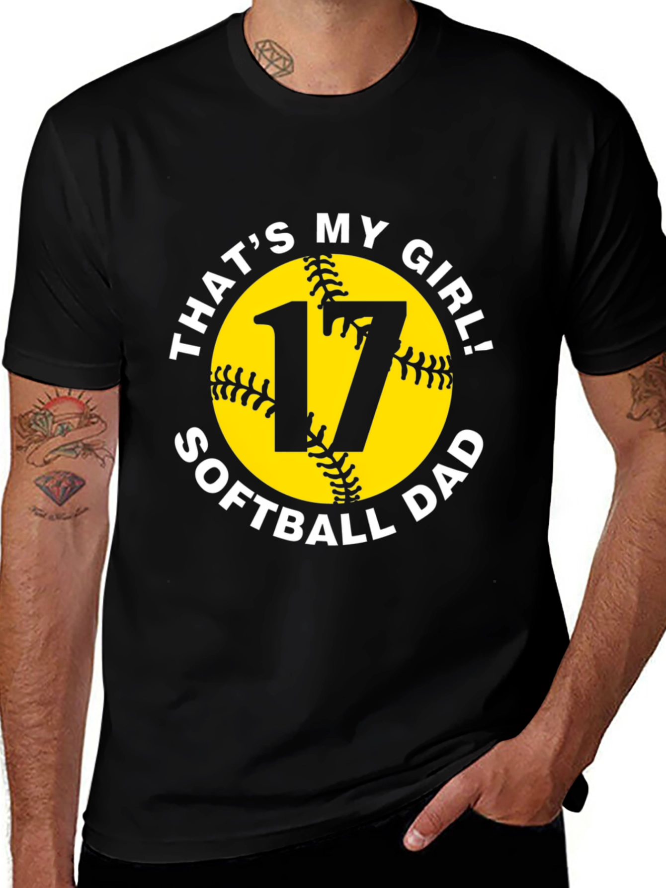 Thats My Girl! Softball Dad T-Shirt