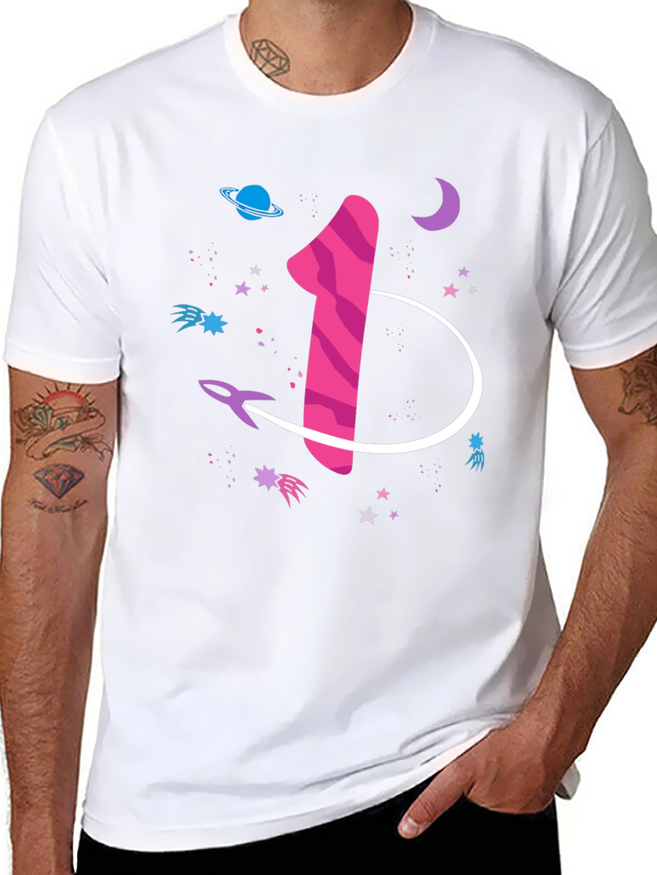 Cosmic First Birthday T-Shirt