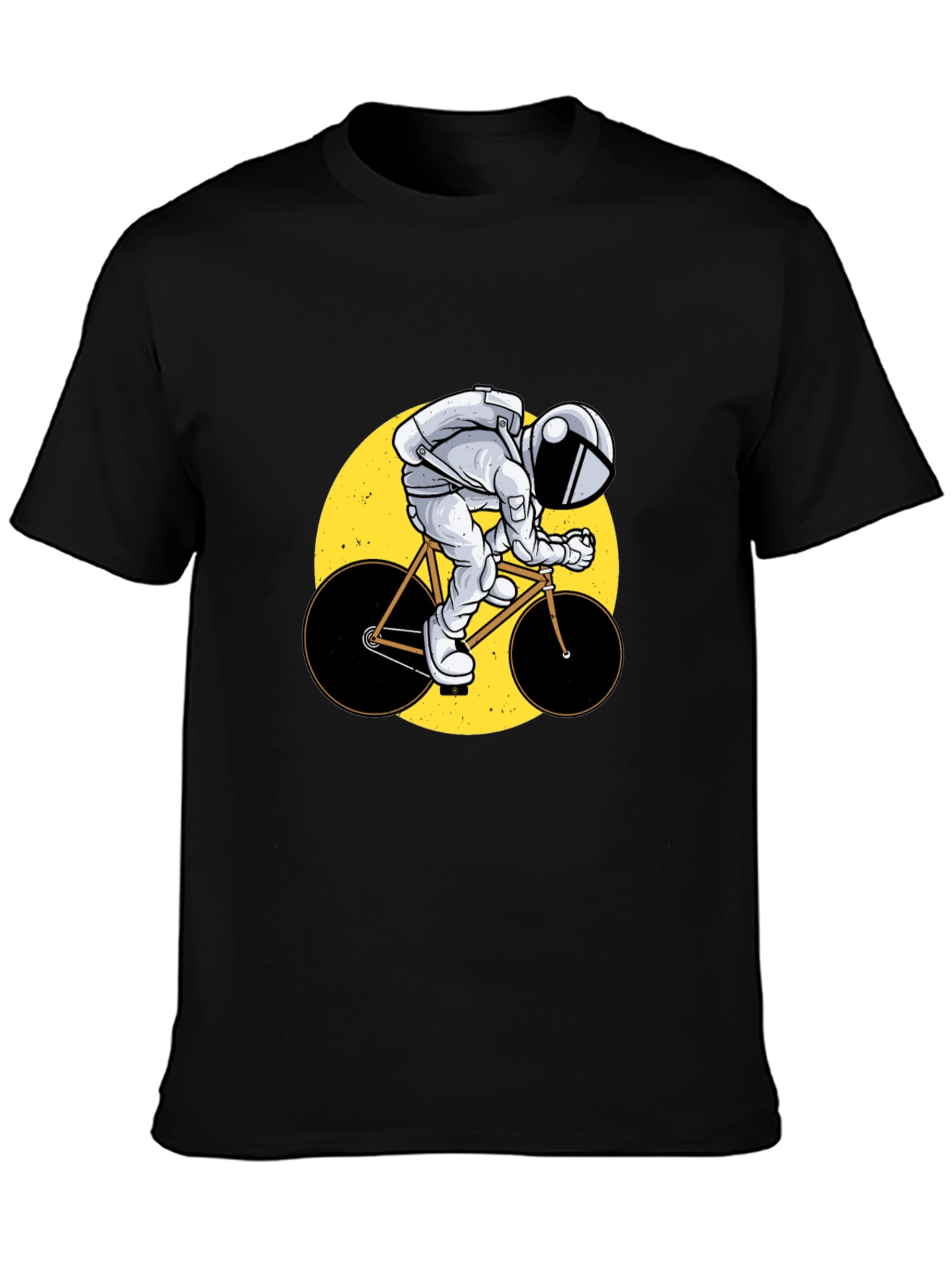 Astronaut Cyclist Graphic T-Shirt
