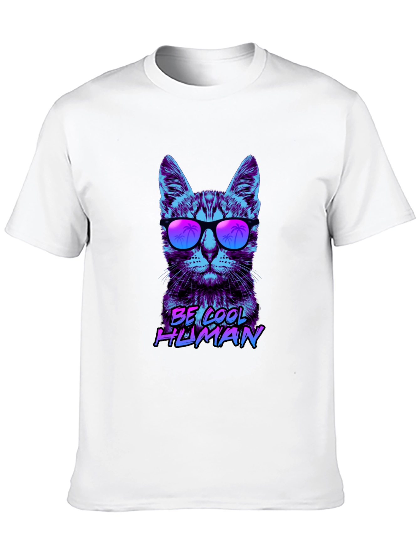 Cool Cat Graphic Tee - Be Cool Human