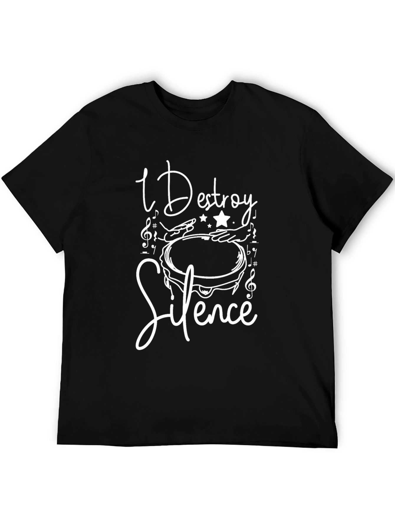 I Destroy Silence T-Shirt - Music Lover Tee