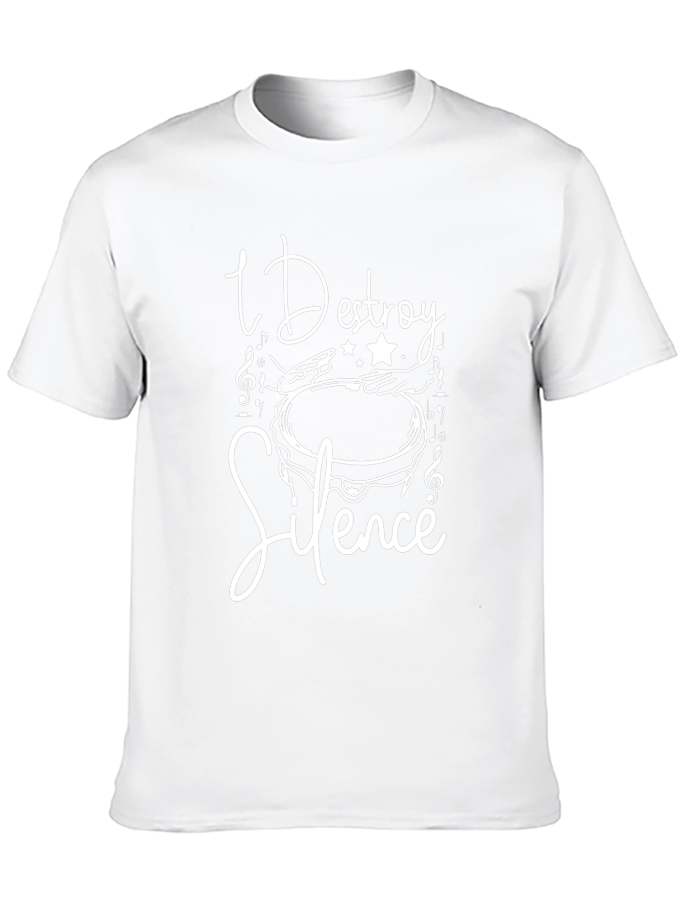 I Destroy Silence T-Shirt - Music Lover Tee