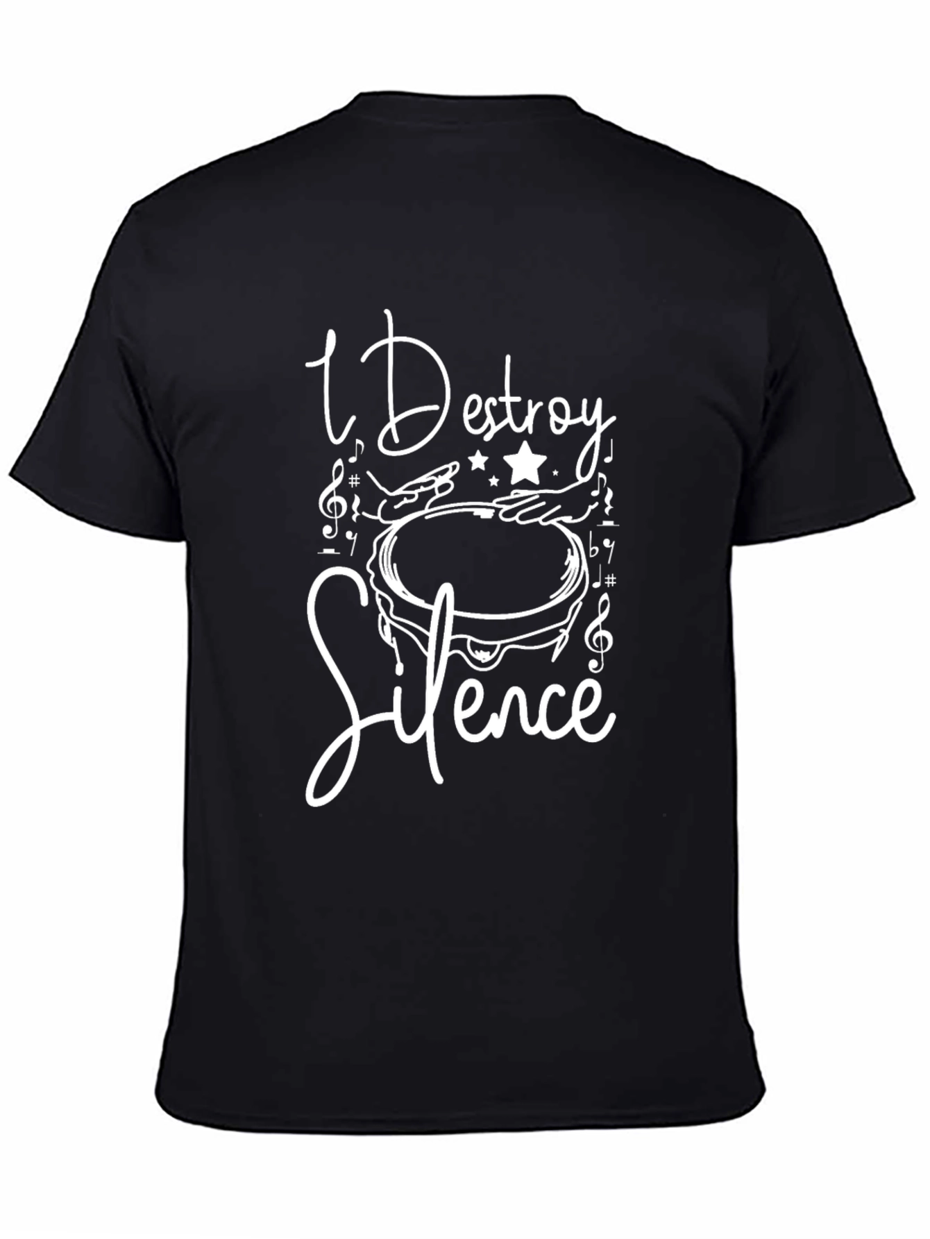 I Destroy Silence T-Shirt - Music Lover Tee