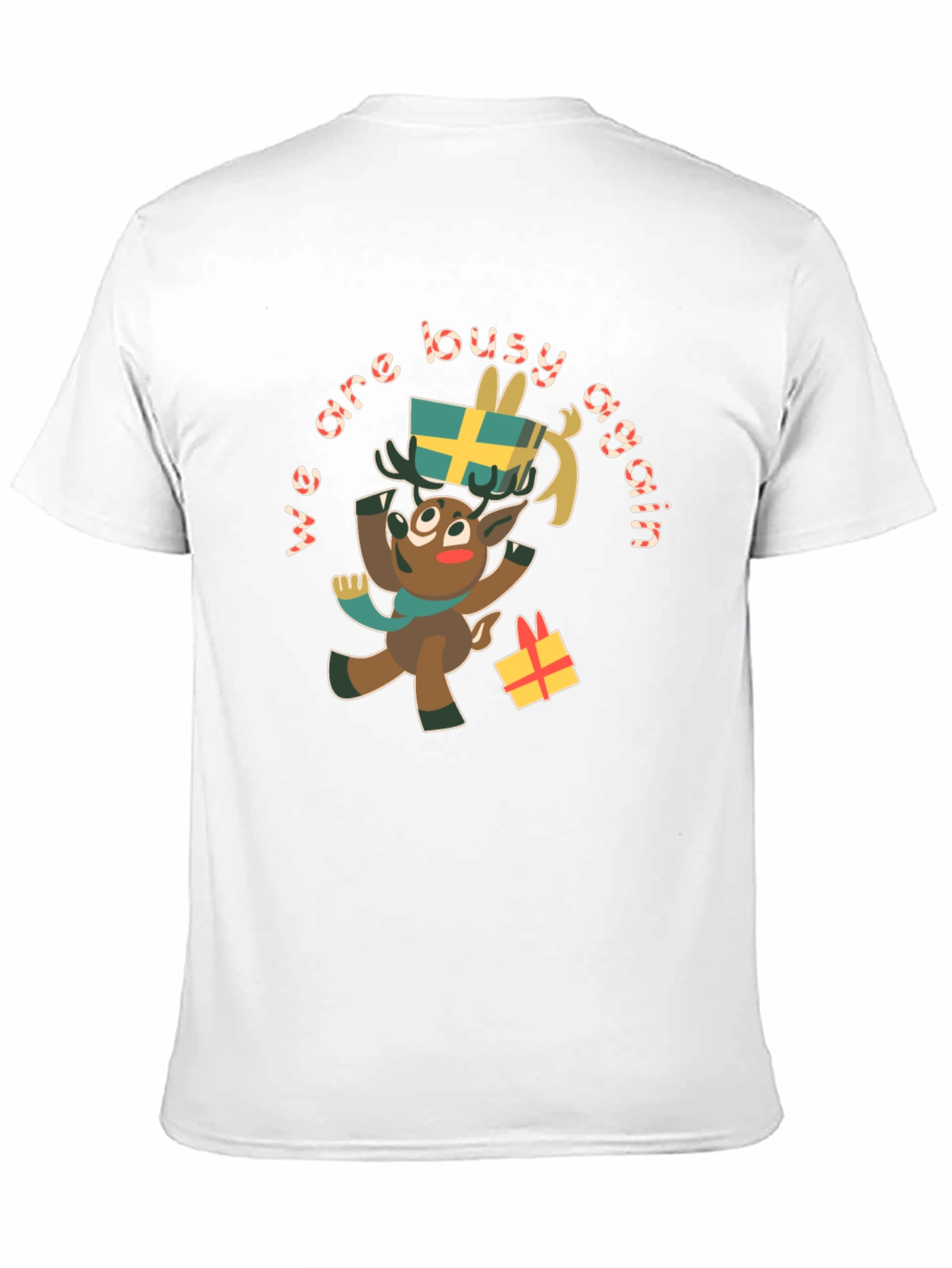 Festive Reindeer Graphic Tee