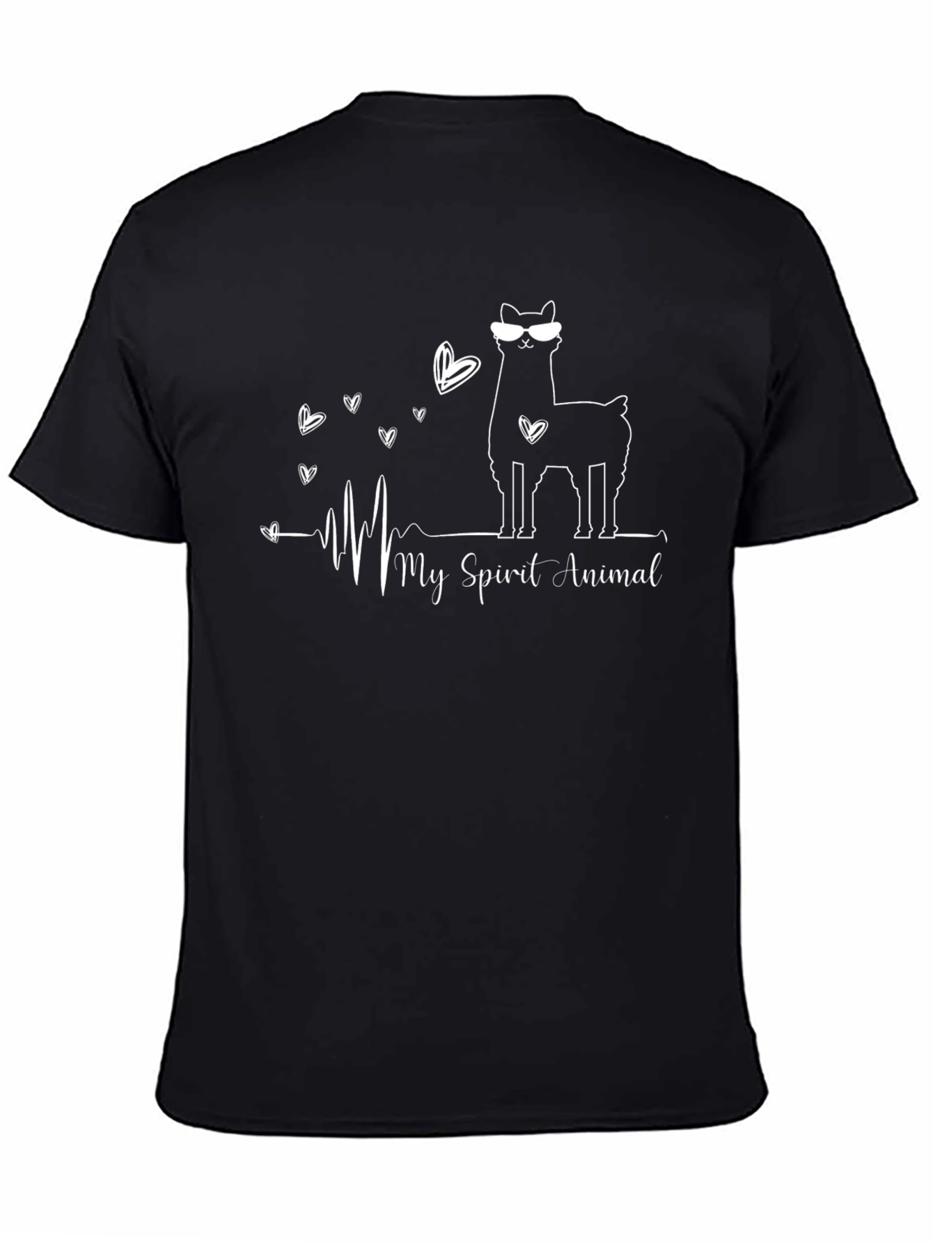 Cool Llama My Spirit Animal Graphic T-Shirt