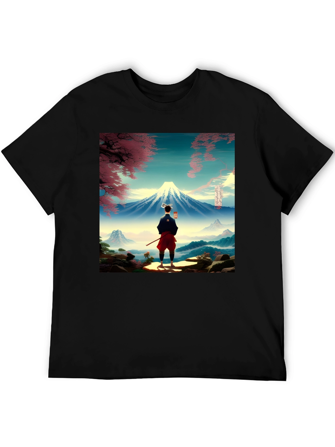 Mount Fuji Ukiyo-e Style Graphic Tee