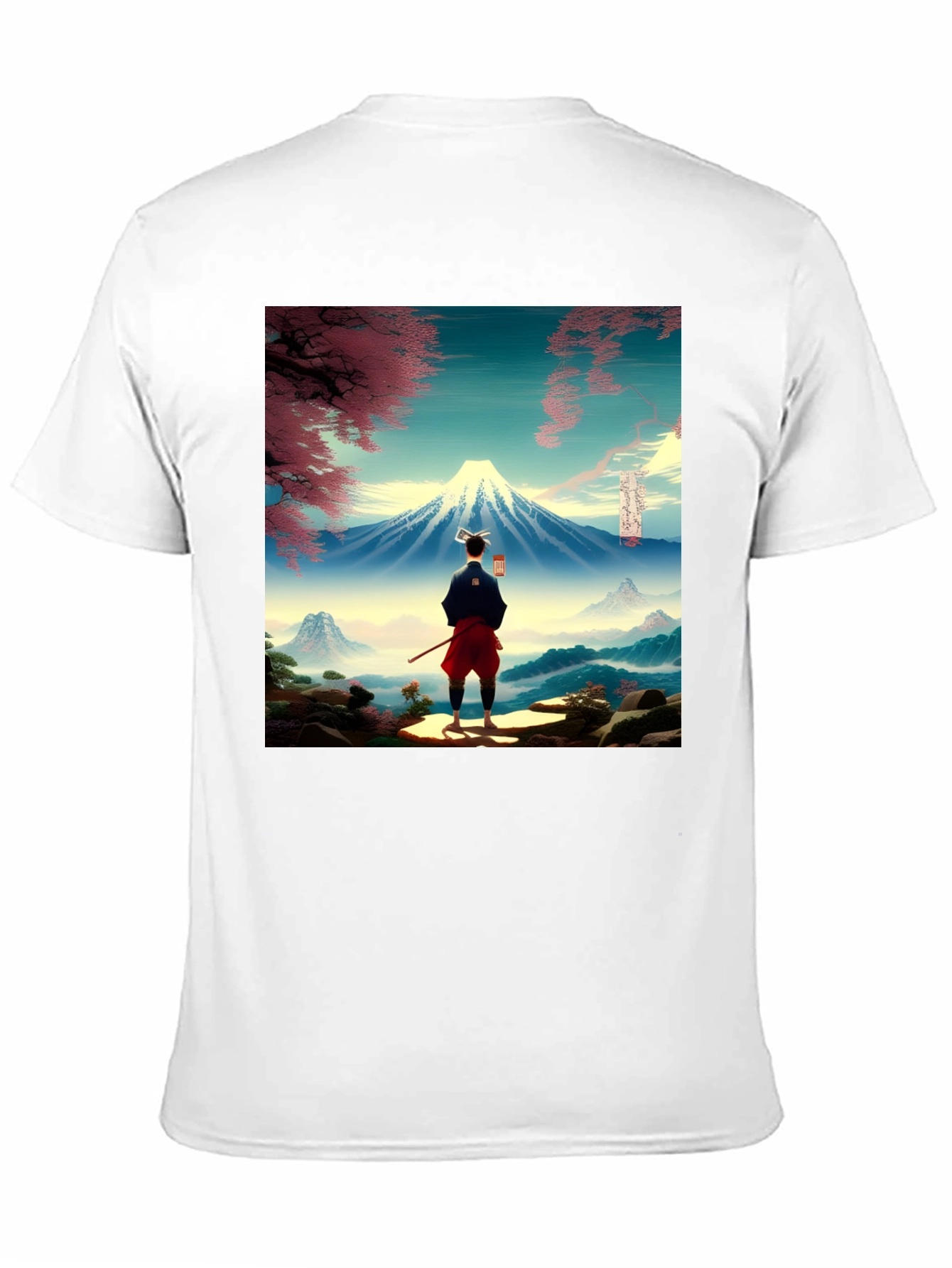 Mount Fuji Ukiyo-e Style Graphic Tee