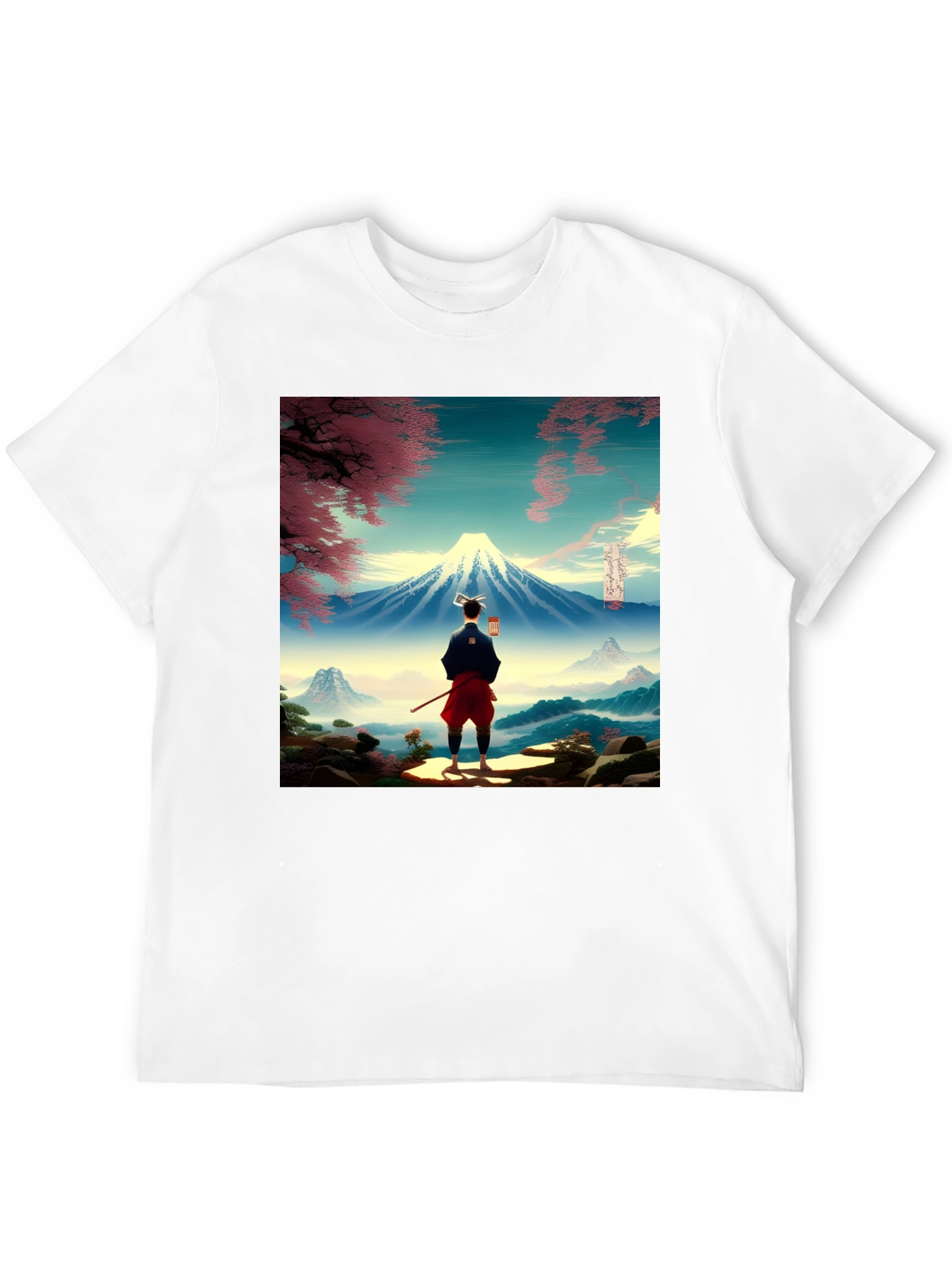 Mount Fuji Ukiyo-e Style Graphic Tee