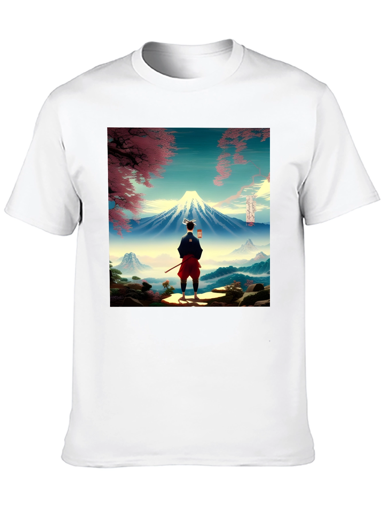 Mount Fuji Ukiyo-e Style Graphic Tee