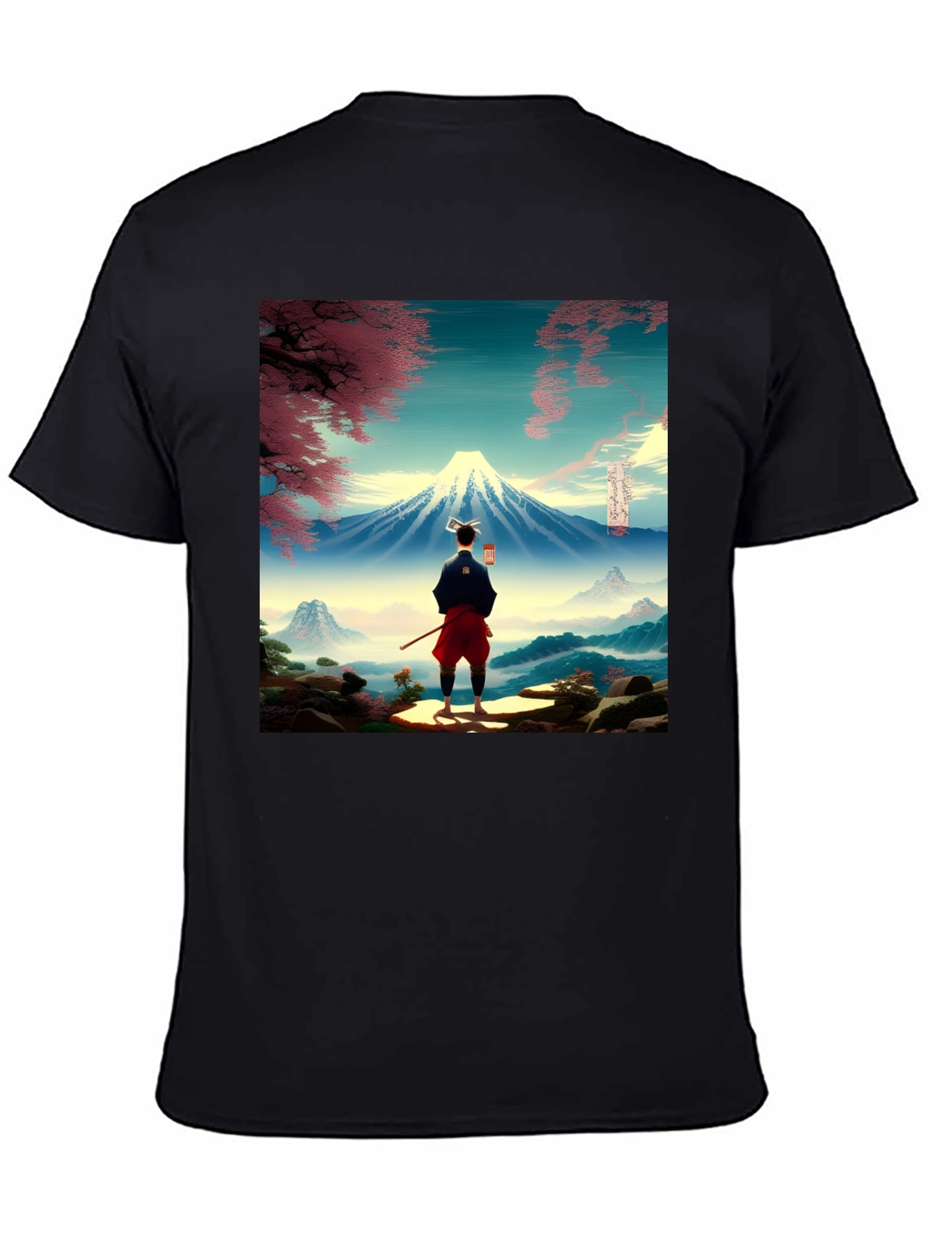 Mount Fuji Ukiyo-e Style Graphic Tee