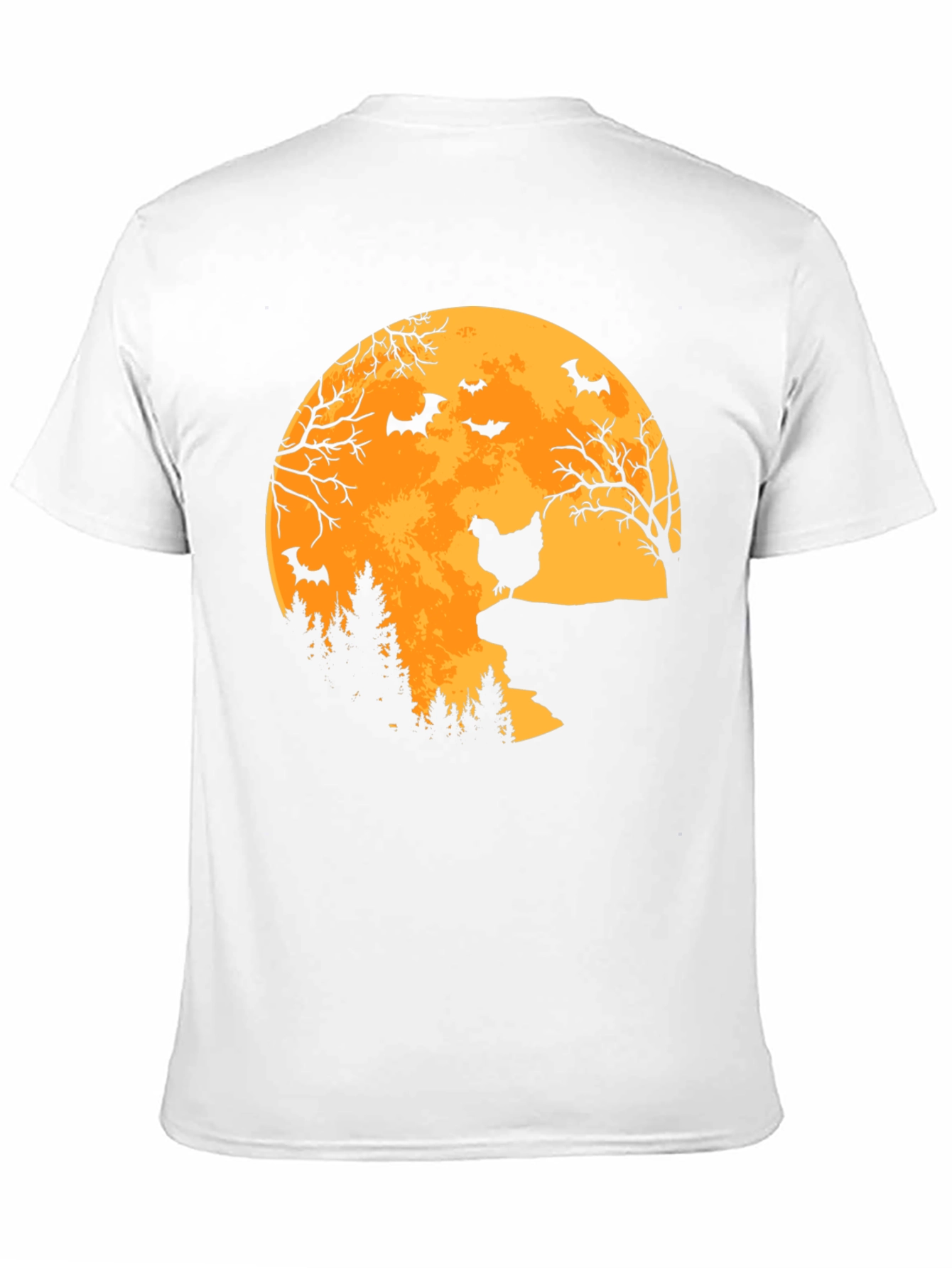 Halloween Chicken Moon T-Shirt
