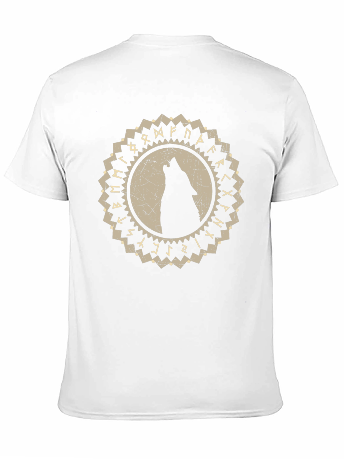 Wolf Rune Circle Graphic Tee