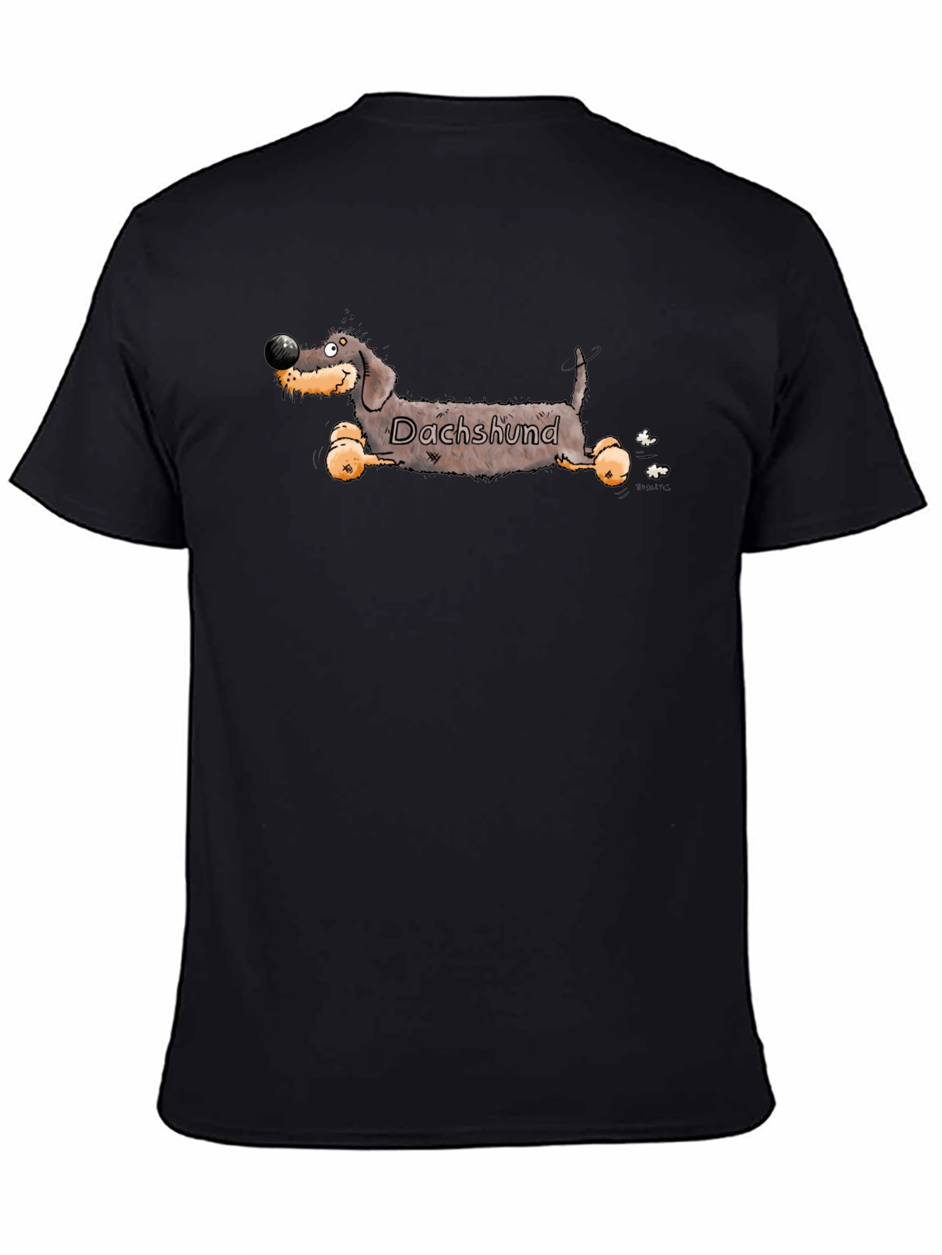 Dachshund Cartoon T-Shirt - Funny Dog Tee