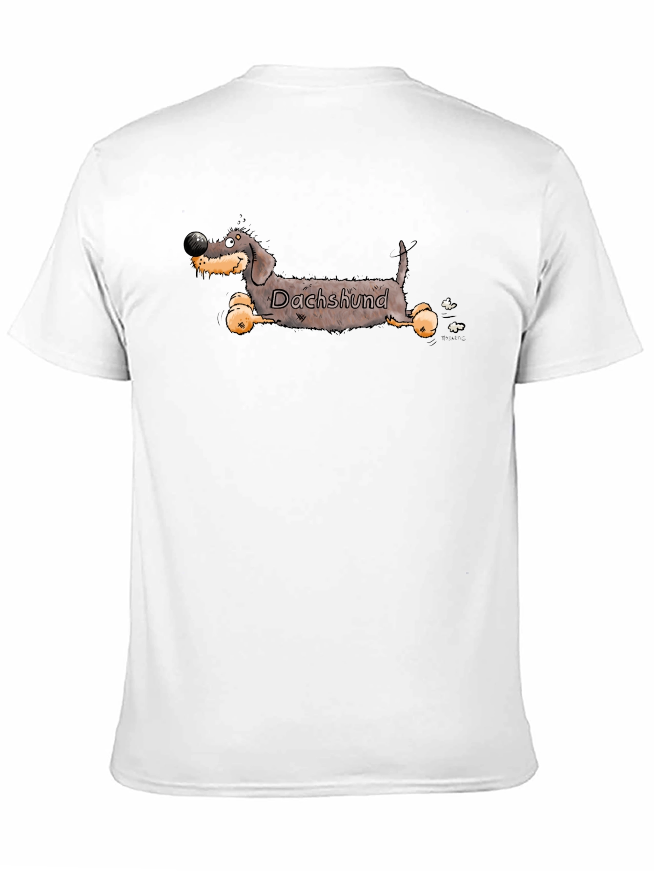 Dachshund Cartoon T-Shirt - Funny Dog Tee