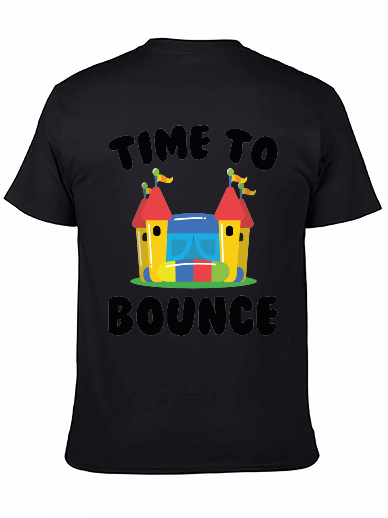 Time to Bounce Black T-Shirt