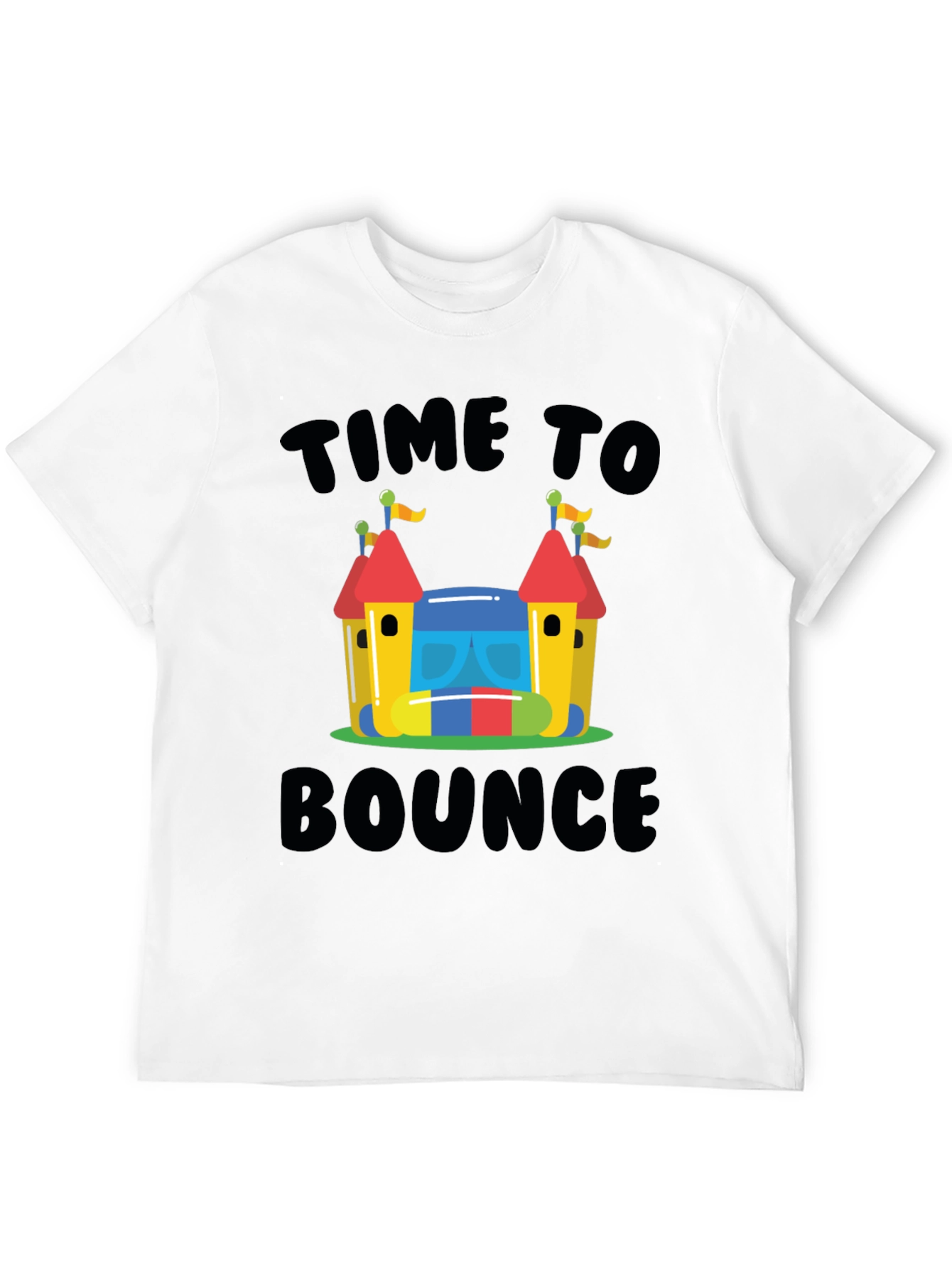Time to Bounce Black T-Shirt