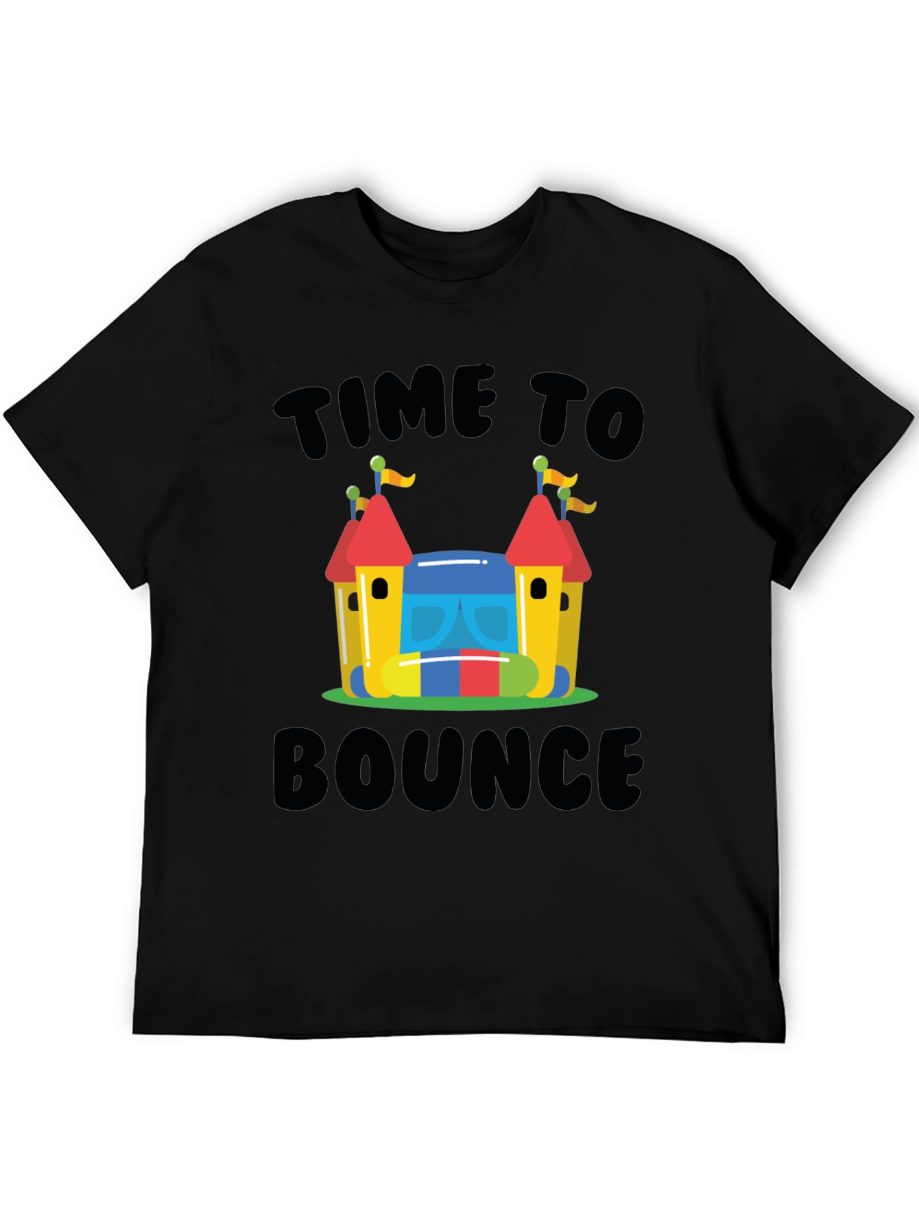Time to Bounce Black T-Shirt