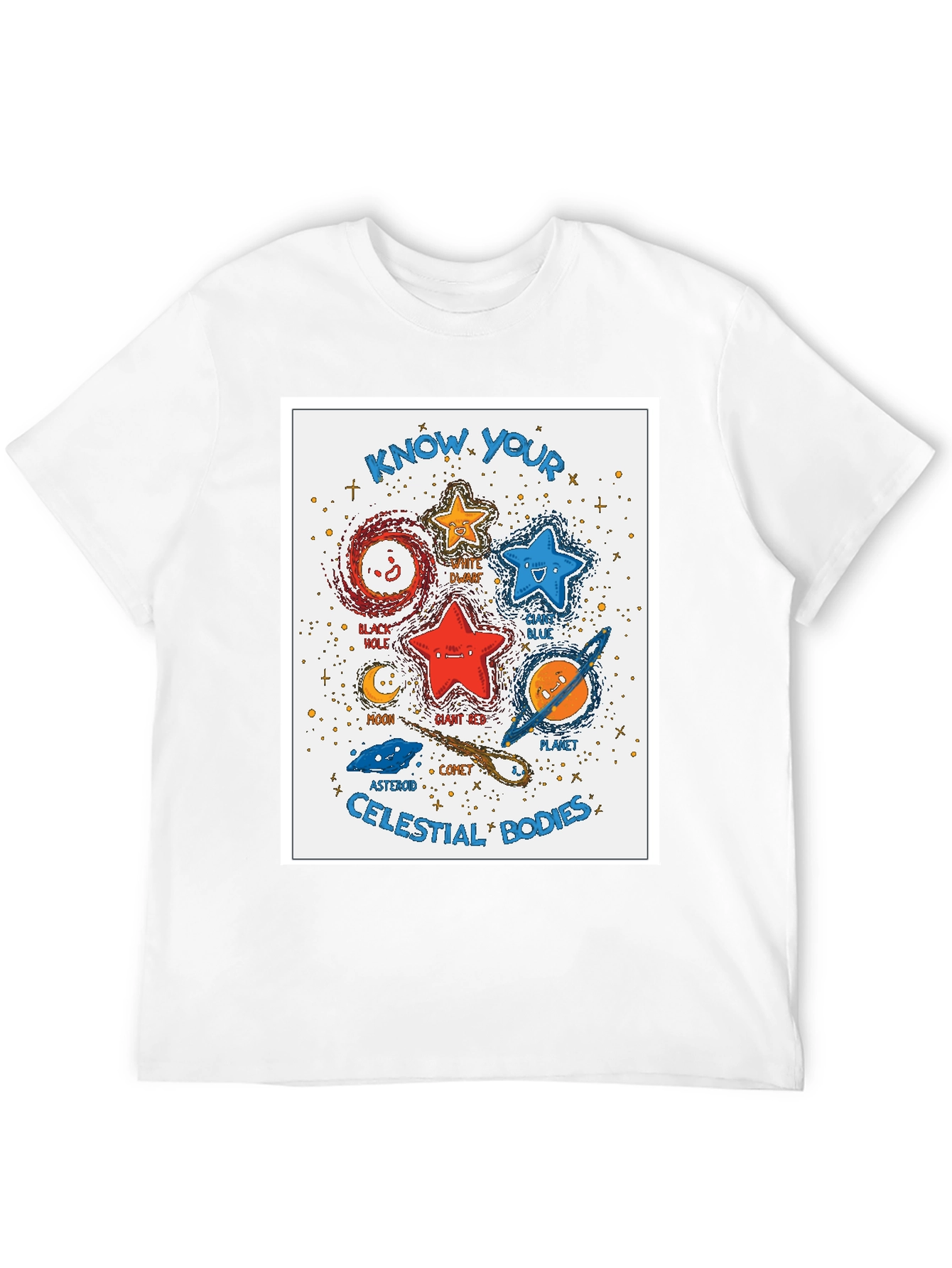 Celestial Bodies Graphic T-Shirt