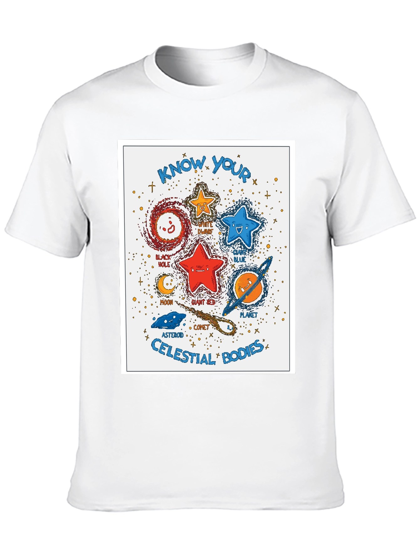 Celestial Bodies Graphic T-Shirt